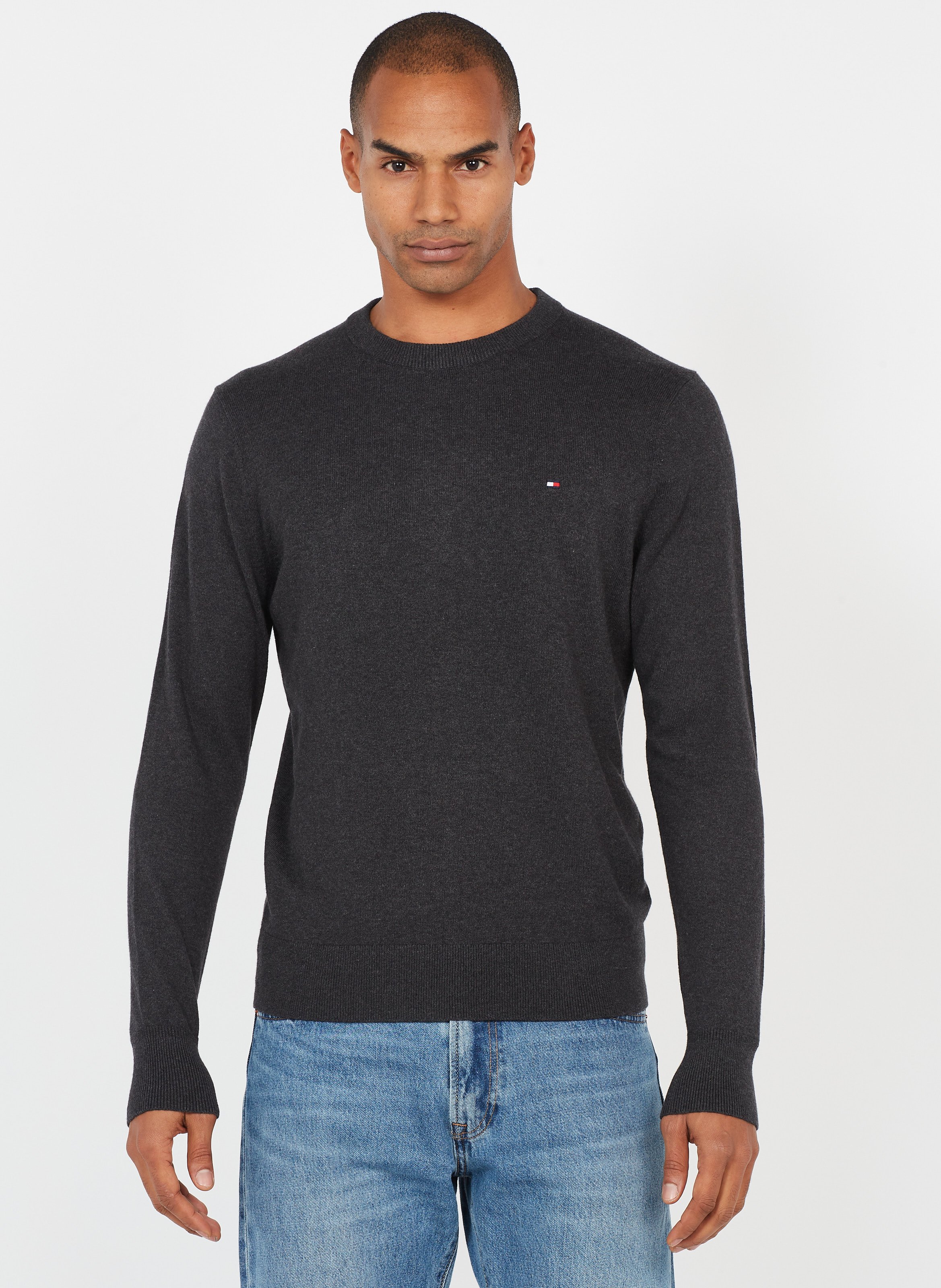tommy jeans rundhalspullover