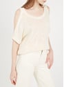 TWINSET BLANC ANTIQUE Weiß