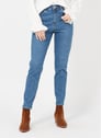 VILA Medium Blue Denim Bleached Jeans