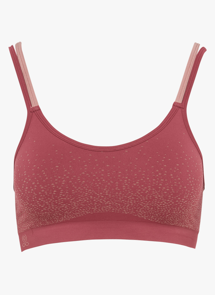 YOGA SEARCHER Yoga-Bustier in Rot