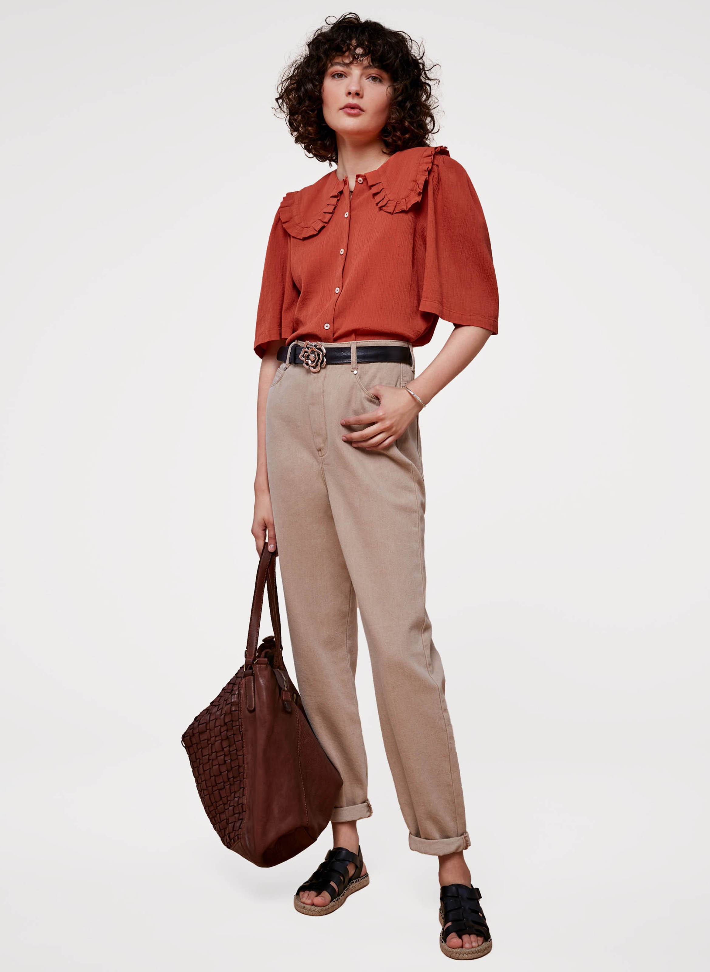 Peter Pan Collar Brique Acote - Women 