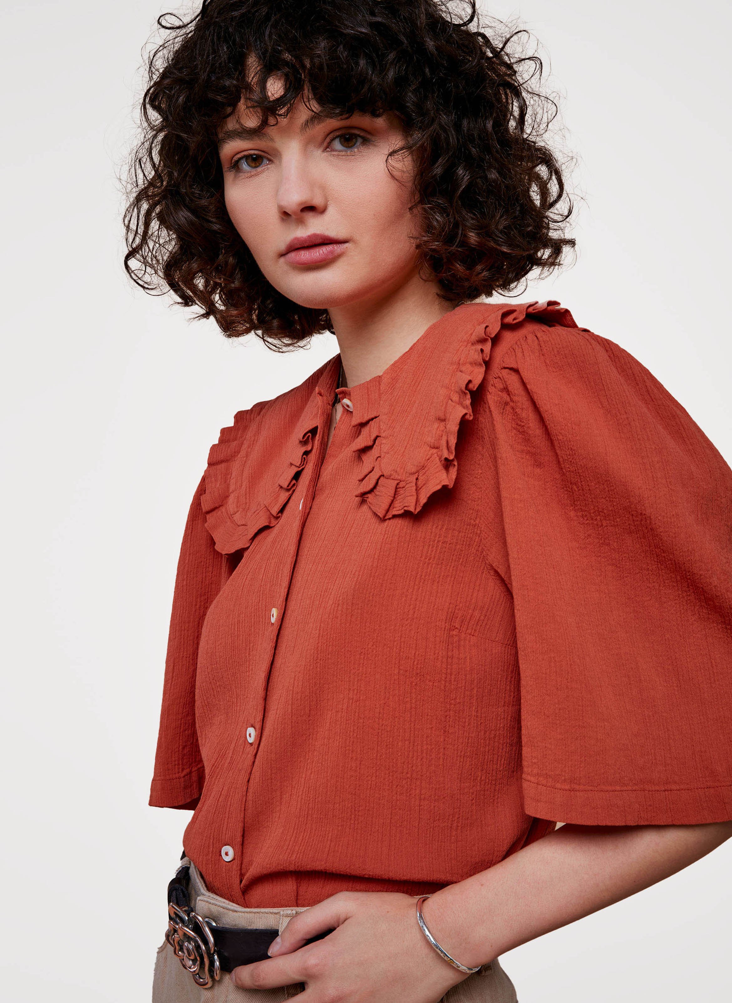Peter Pan Collar Brique Acote - Women 