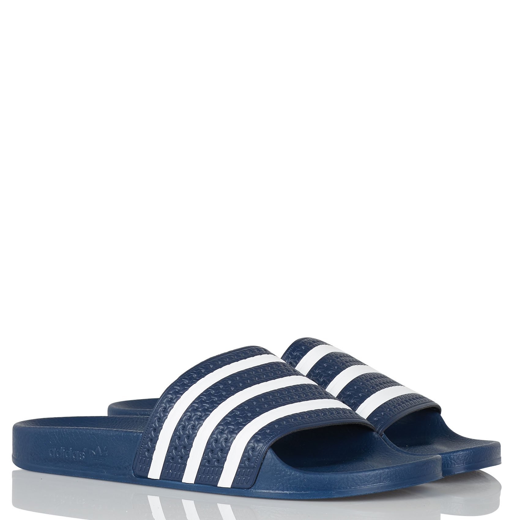Sale Adilette Pu Slides Adible/blanc 