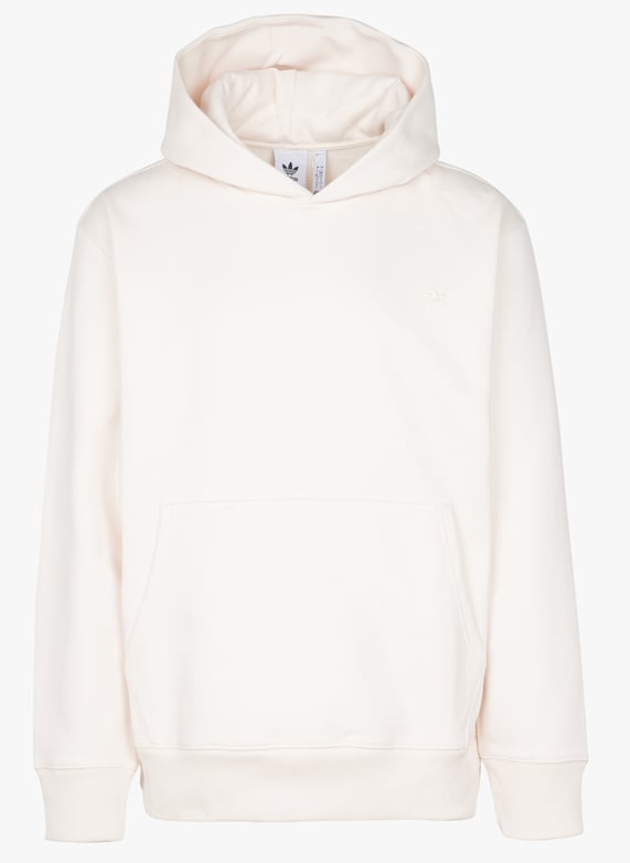 Plain white cotton hoodie on sale