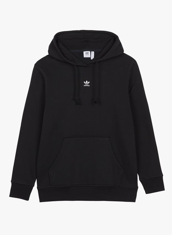 Cotton Hoodie With Embroidered Logo Black Adidas Women HD7124 BLACK BLACK Place des Tendances