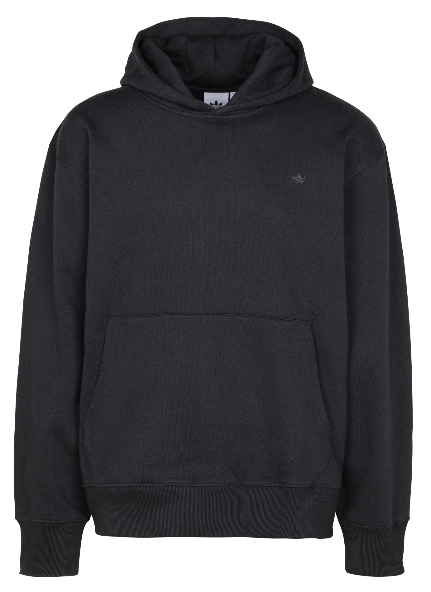 Loose-fit Cotton Hoodie Black Adidas - Men | Place des Tendances