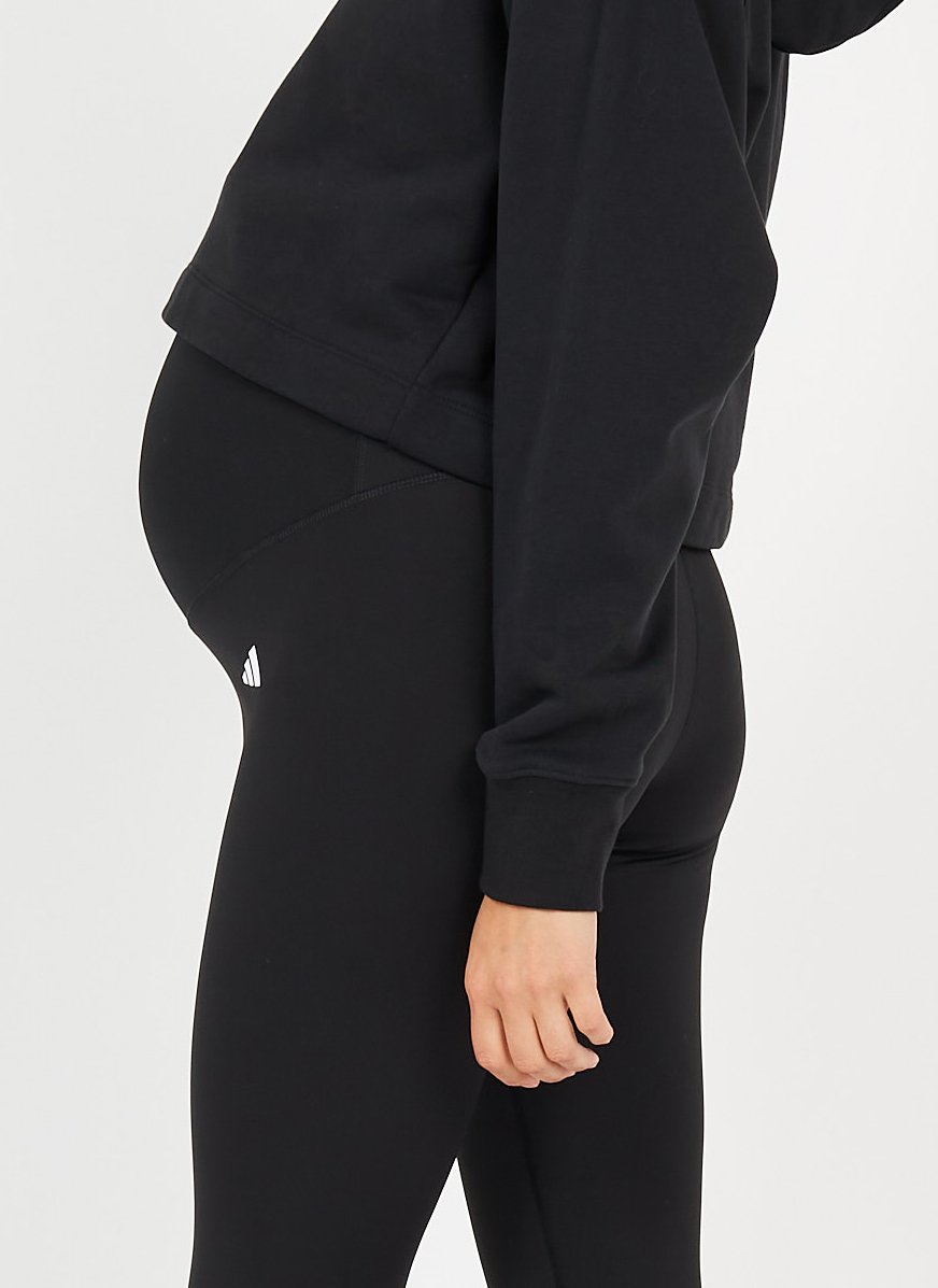 Maternity Sports Leggings Black Adidas Women Place des Tendances