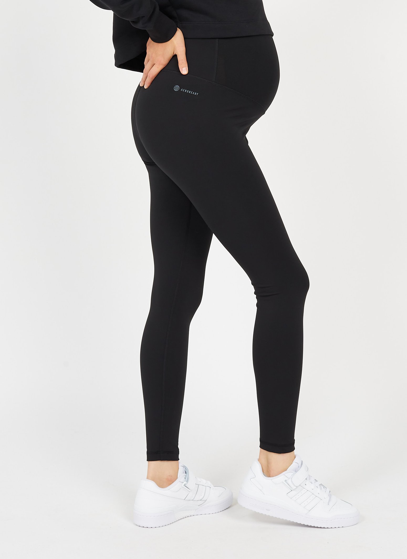 Maternity Sports Leggings Black Adidas Women Place des Tendances