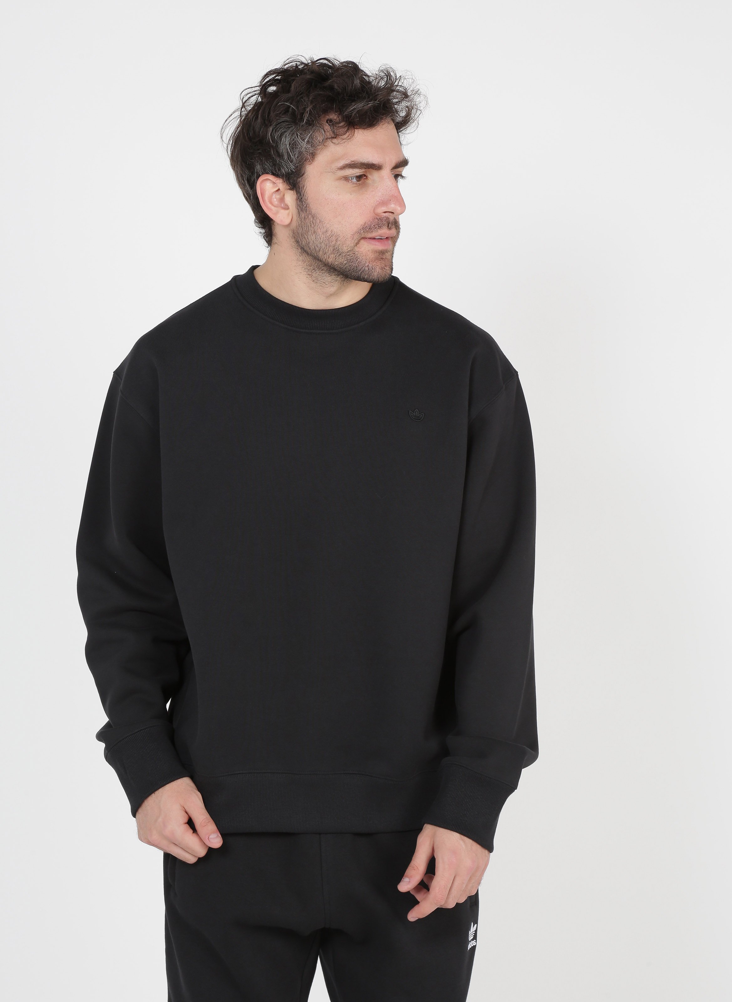 adidas black sweater mens