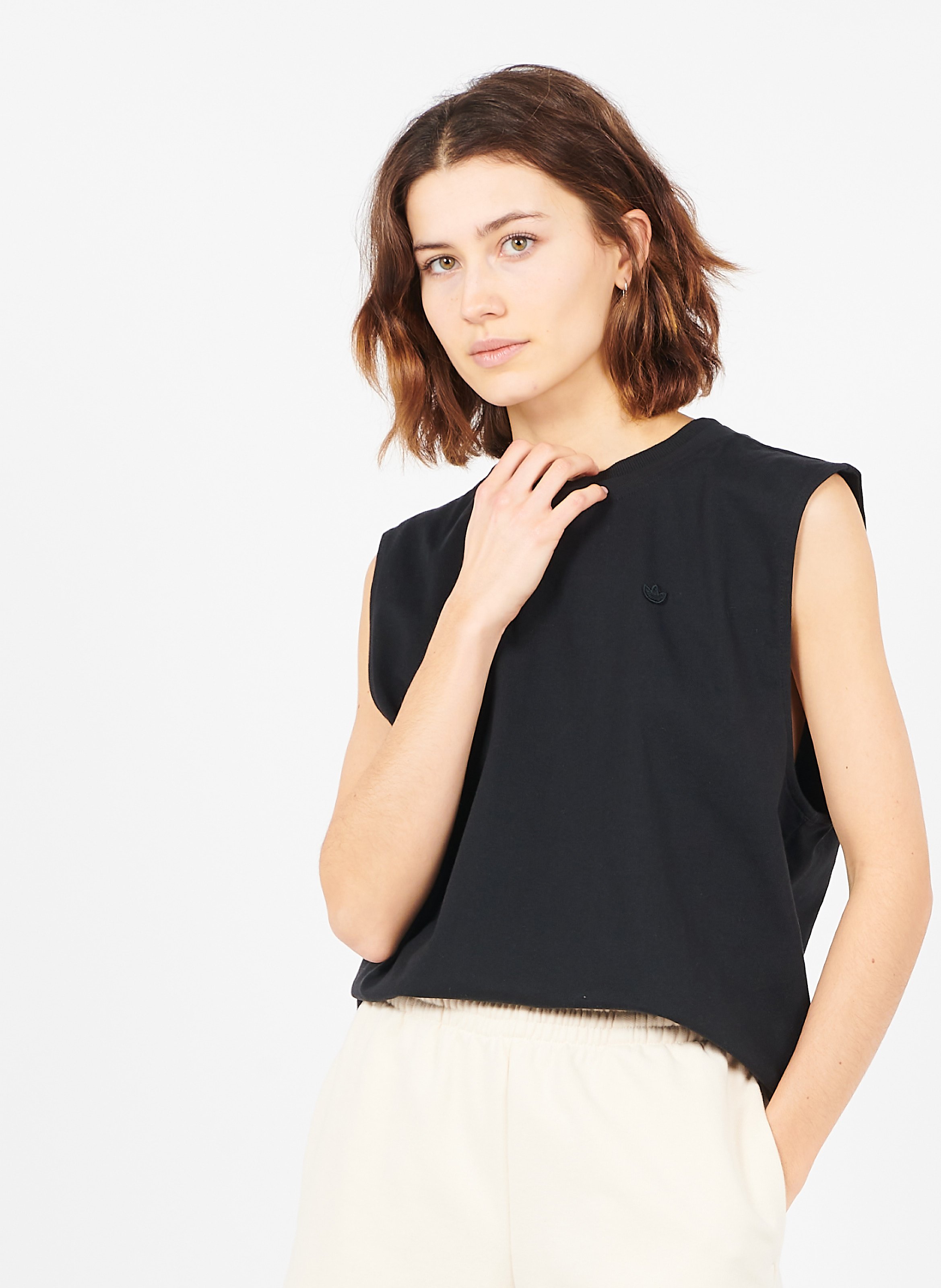 Sale Round-neck Sleeveless Cotton T 