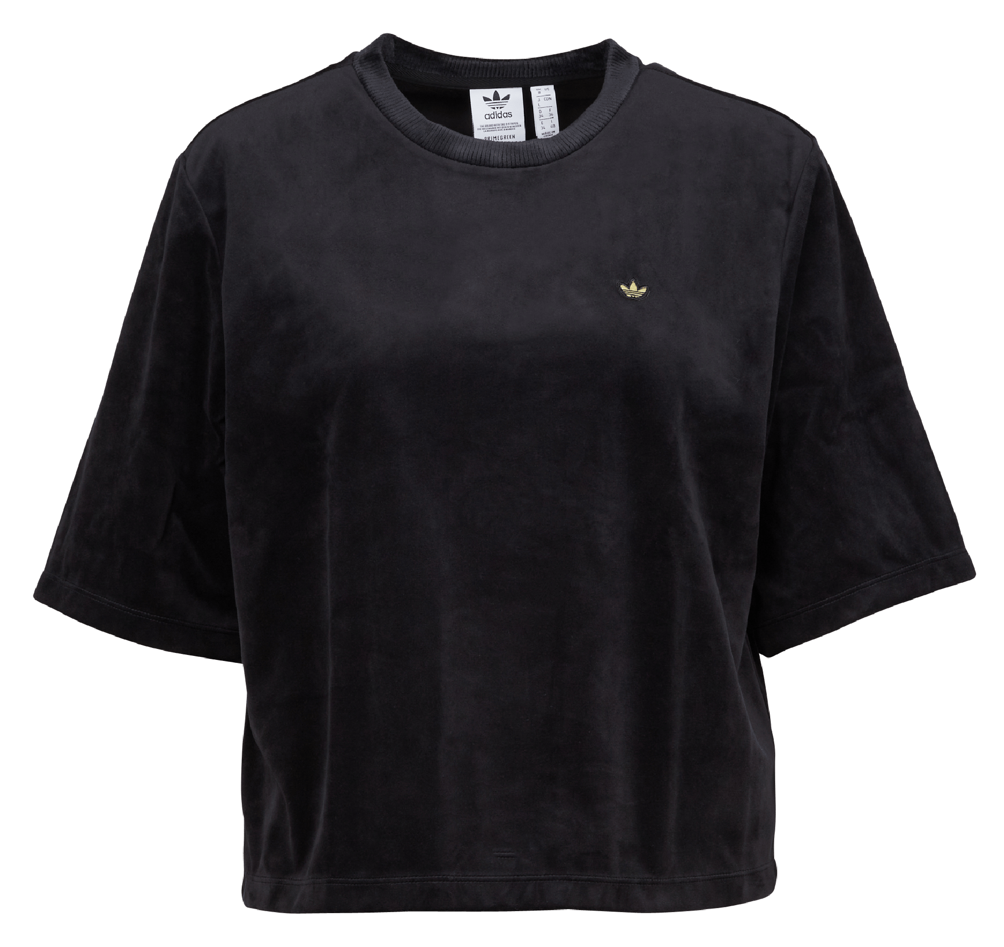 adidas velvet t shirt