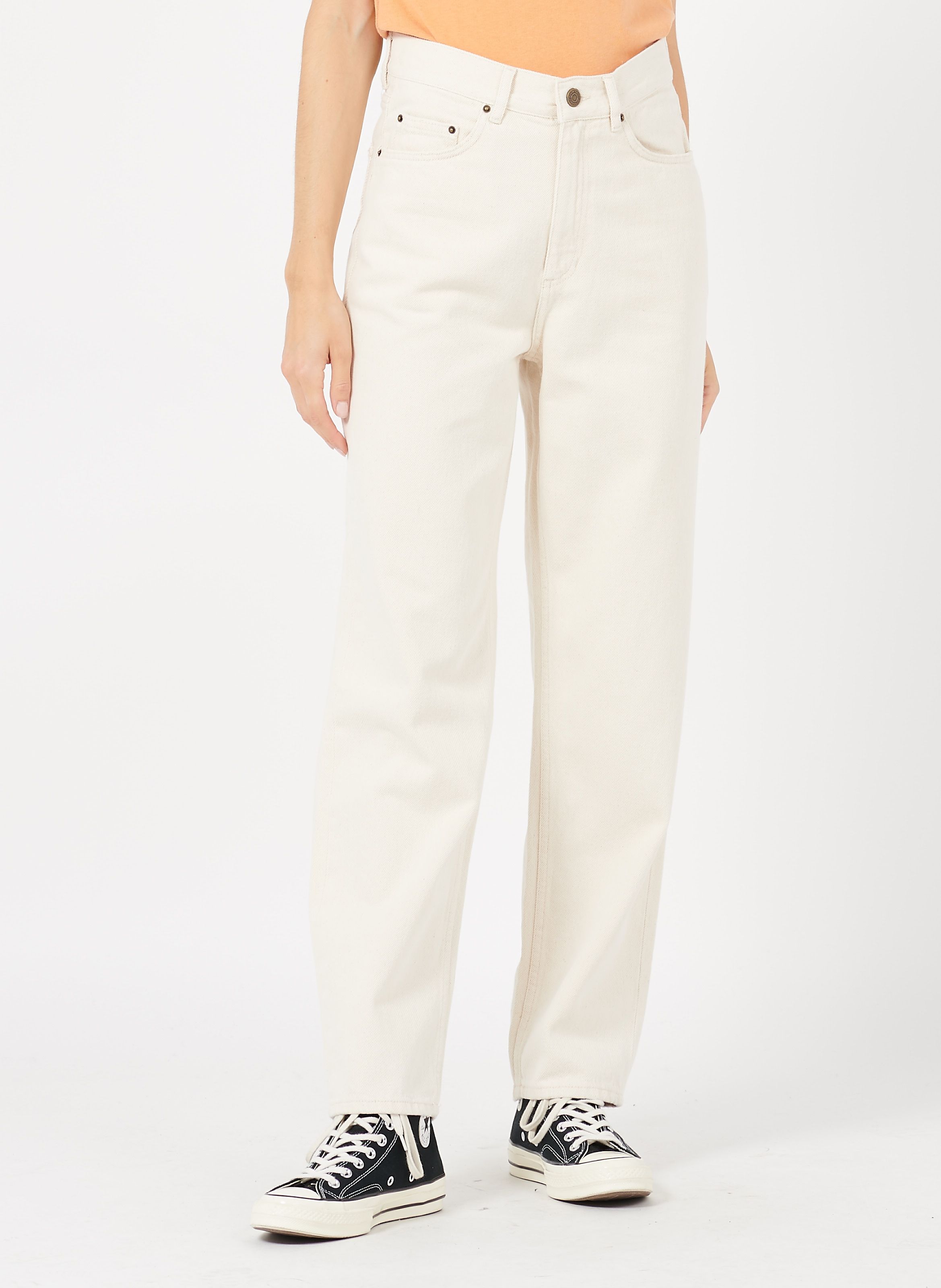 american vintage white jeans