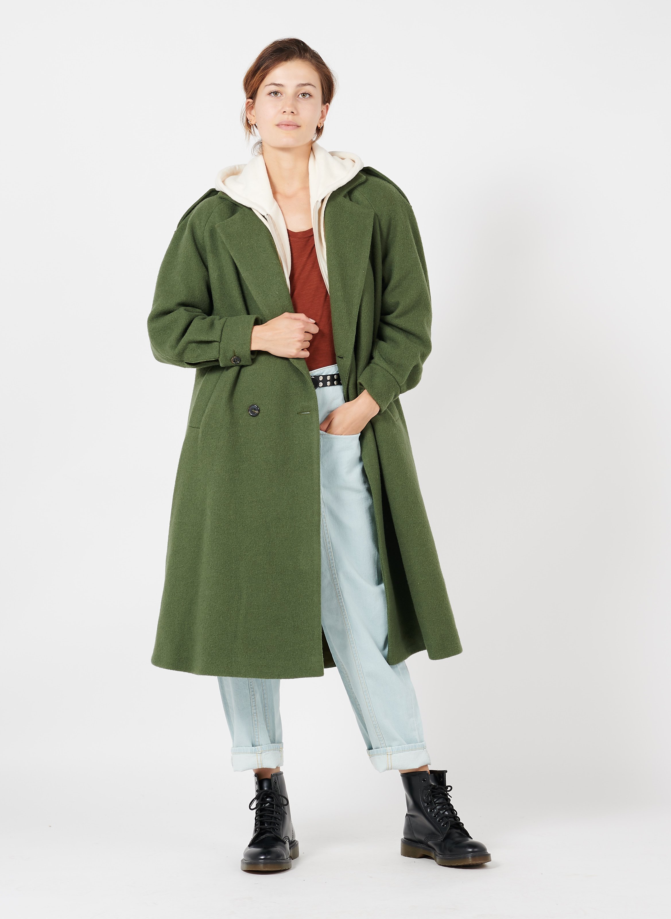 classic long wool coat
