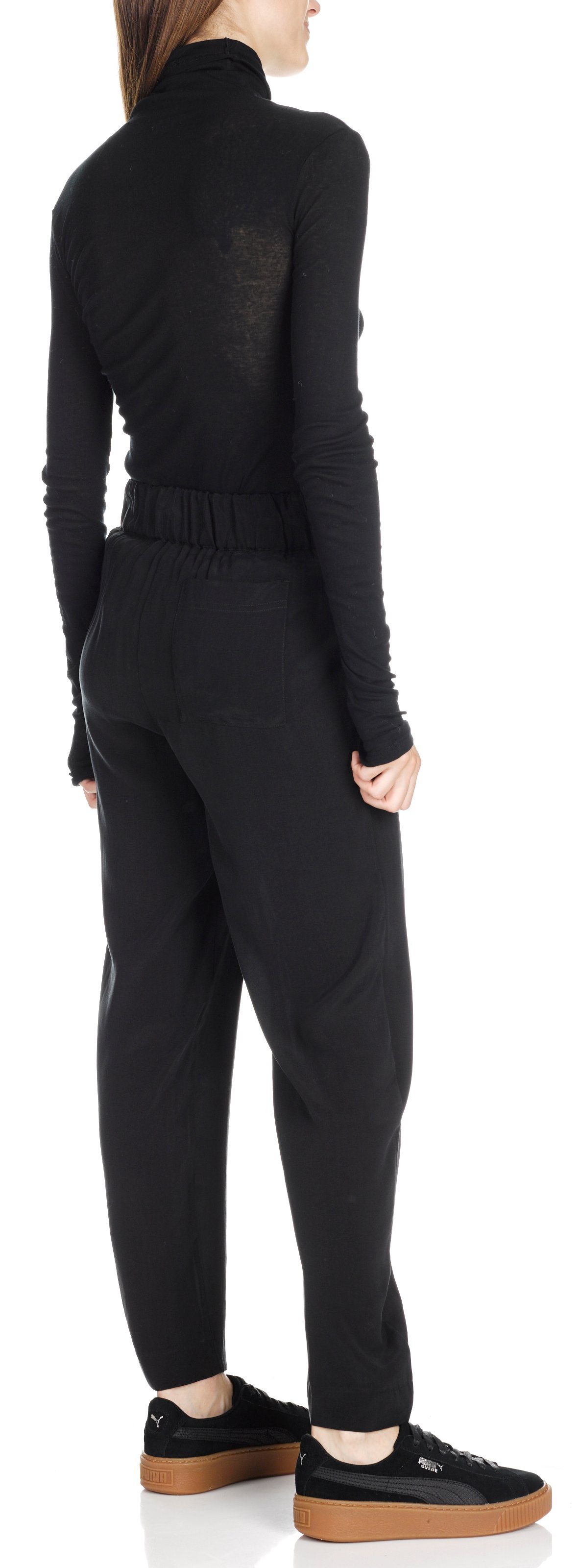 Thin black outlet polo neck