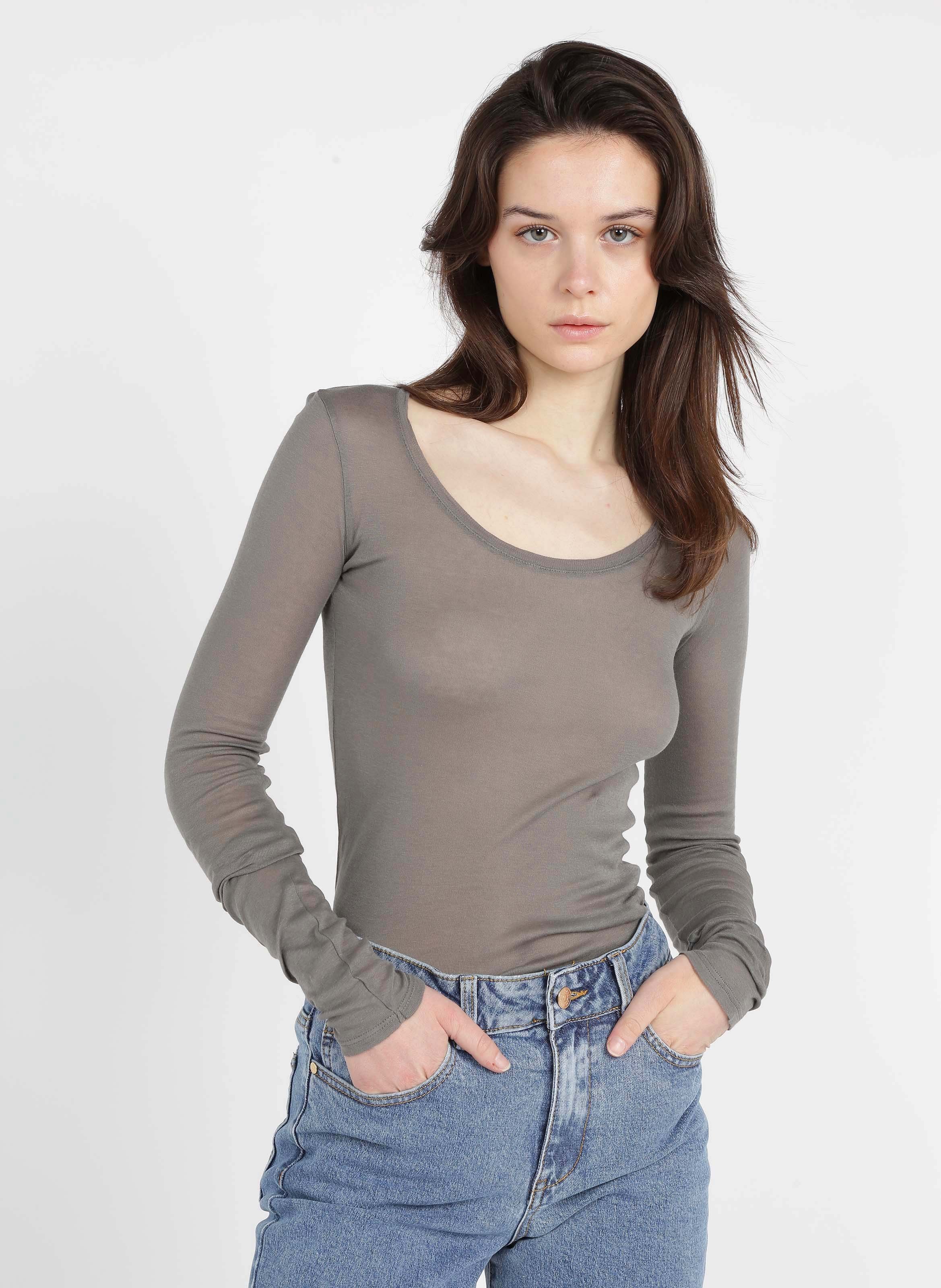 Sale Round-neck Pima Cotton T-shirt 