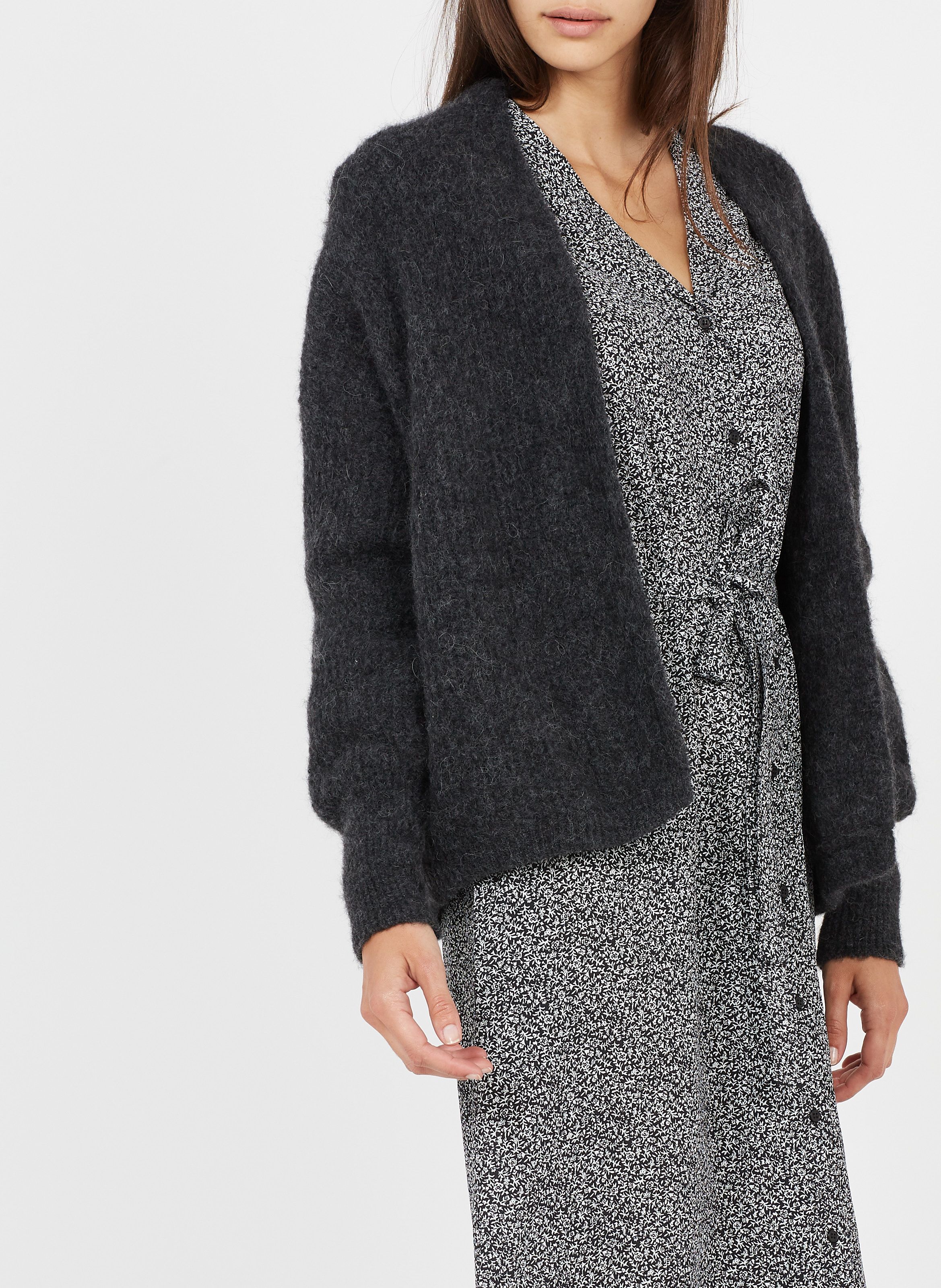 Gilet gris best sale anthracite femme