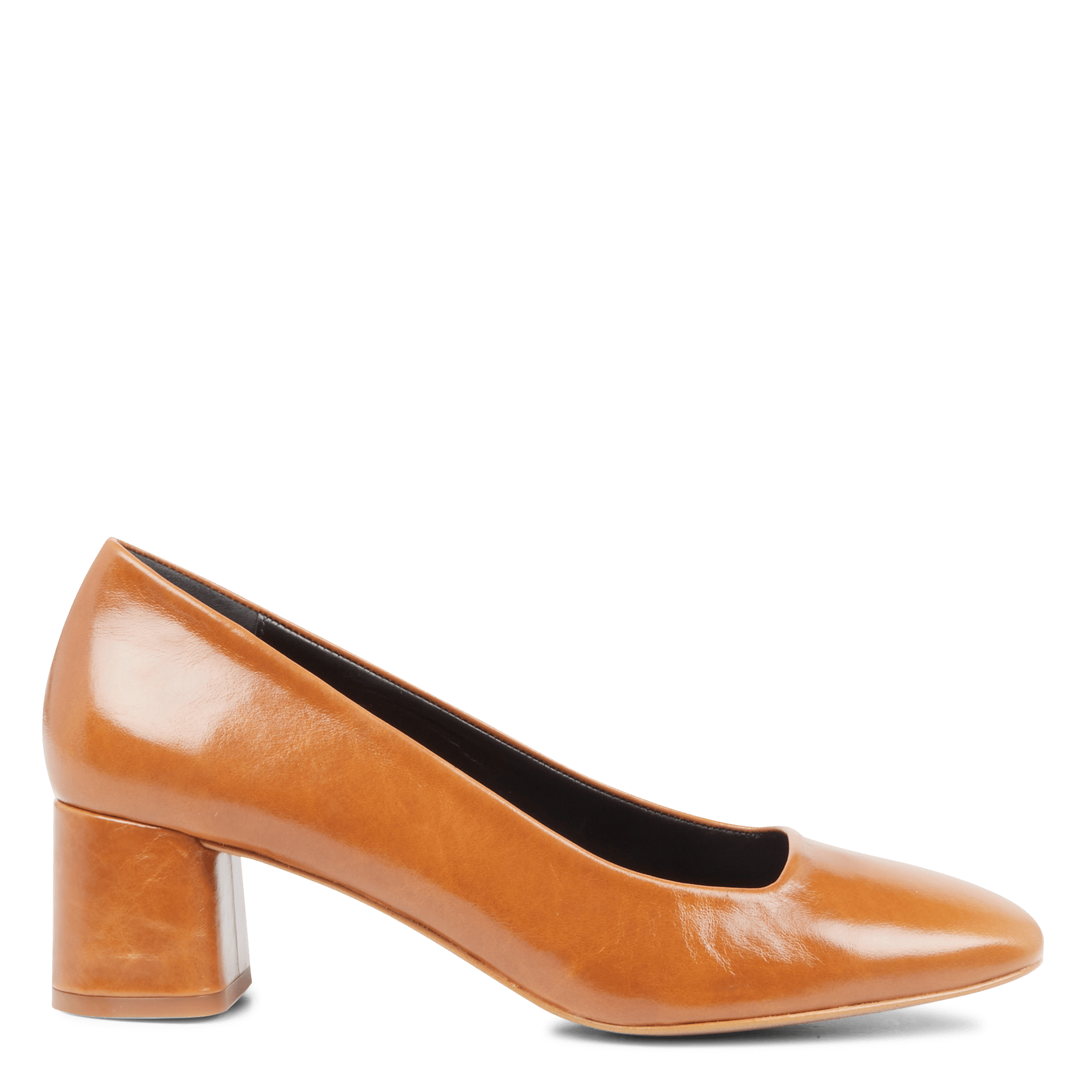 cognac pumps leather