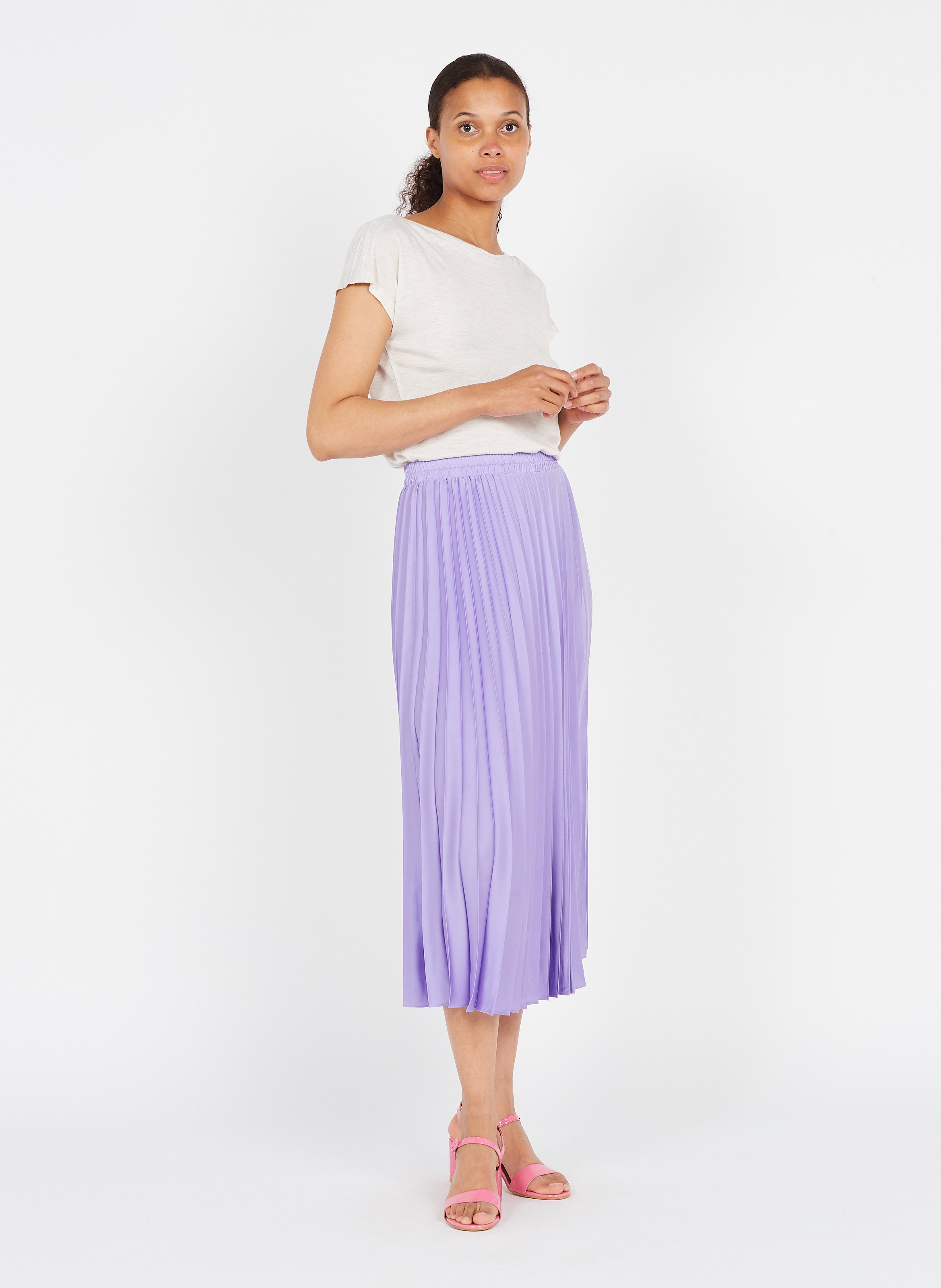 Pleated Long Skirt Iris An'ge - Women 