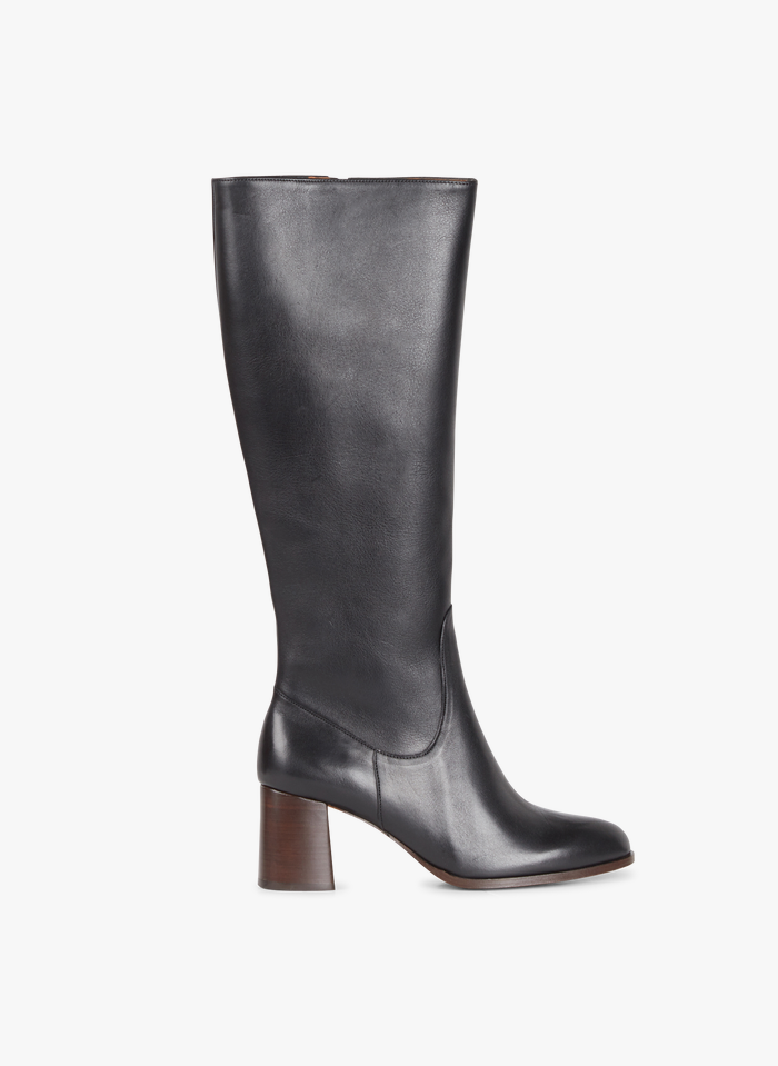 ANTHOLOGY PARIS Black Heeled leather boots