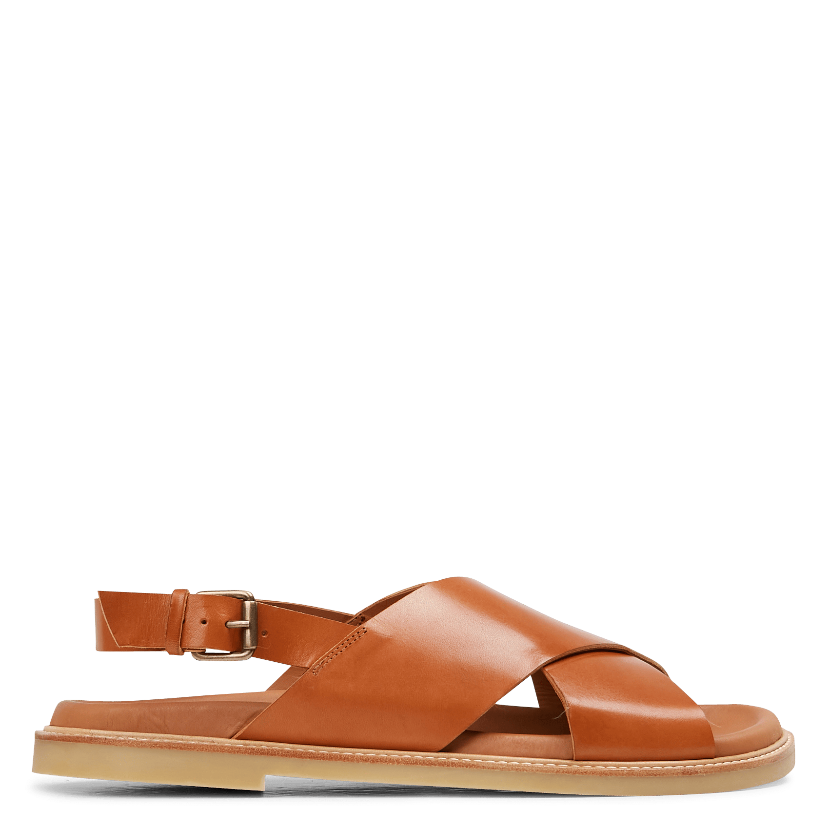 beige leather sandals womens