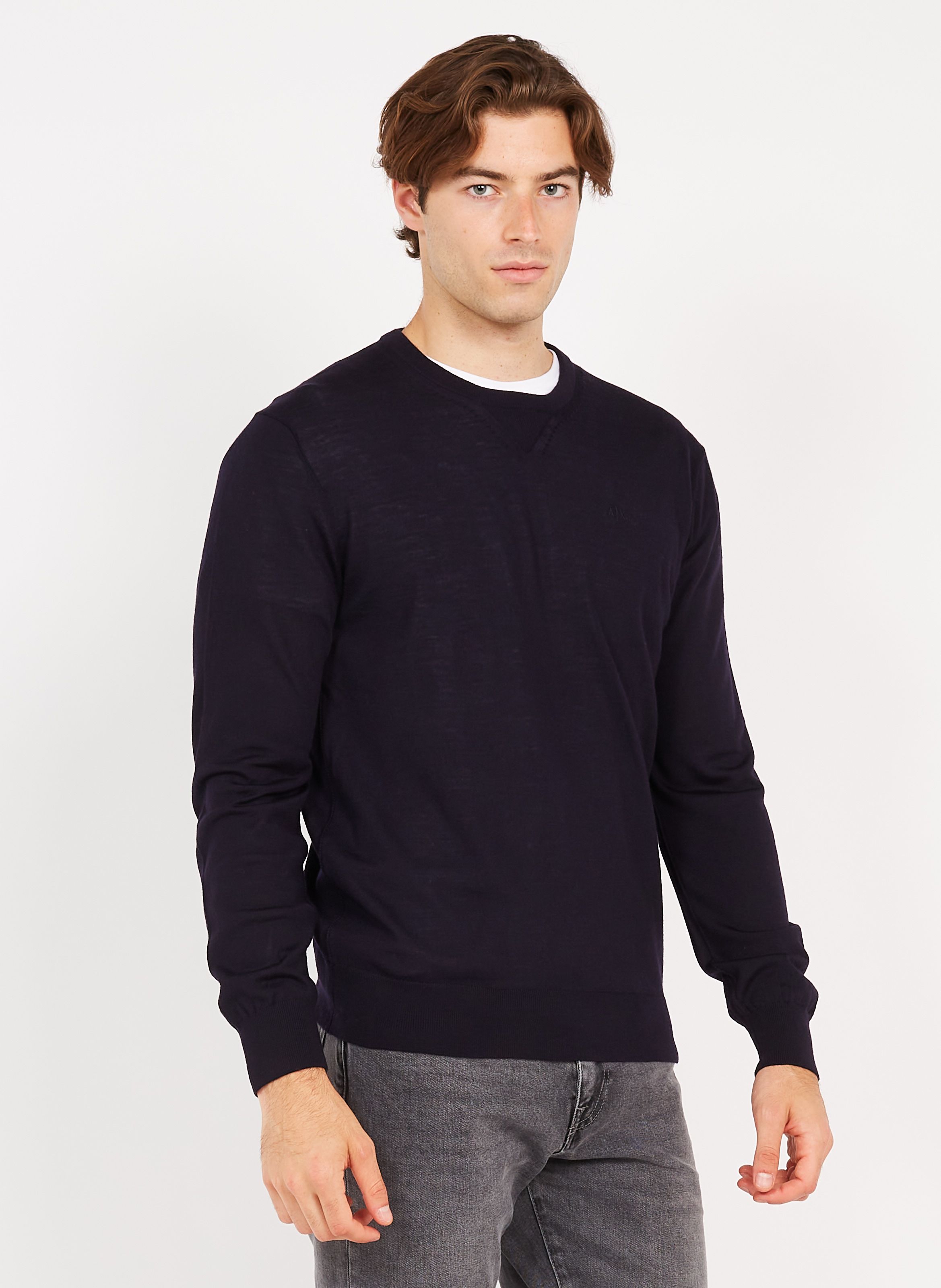 Armani exchange deals grey sweater