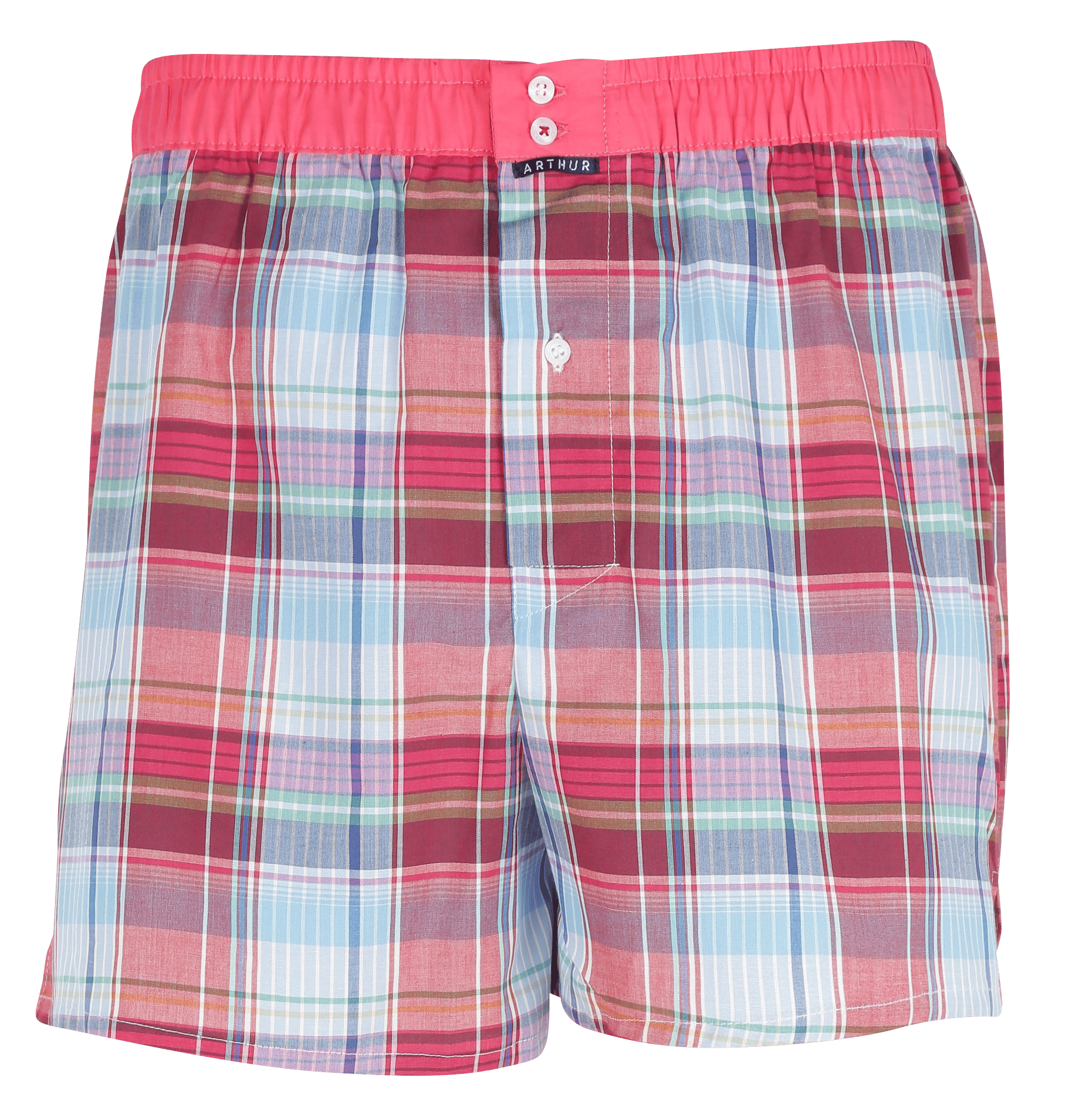 Sale Checked Organic Cotton Boxer 