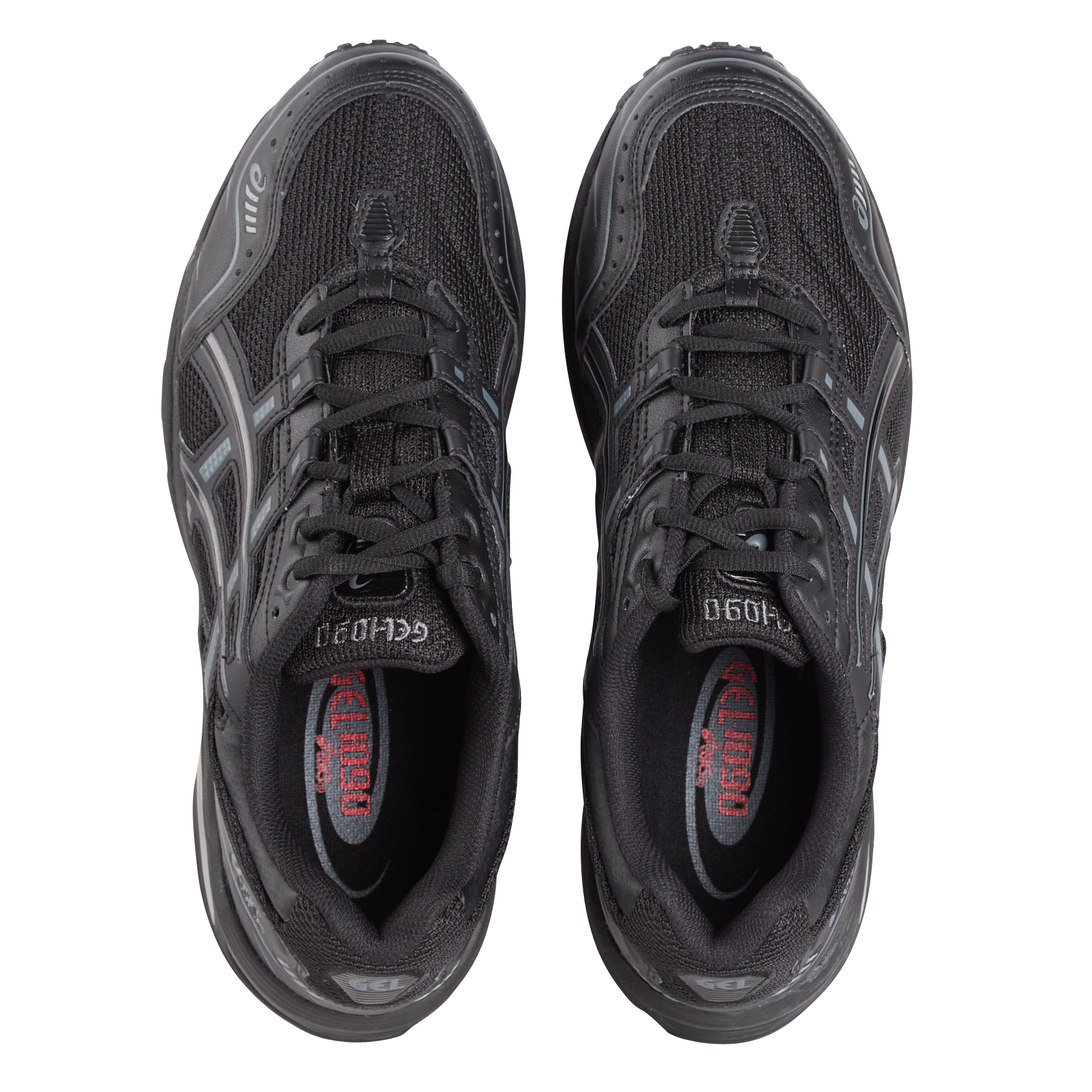 asics black leather school shoes