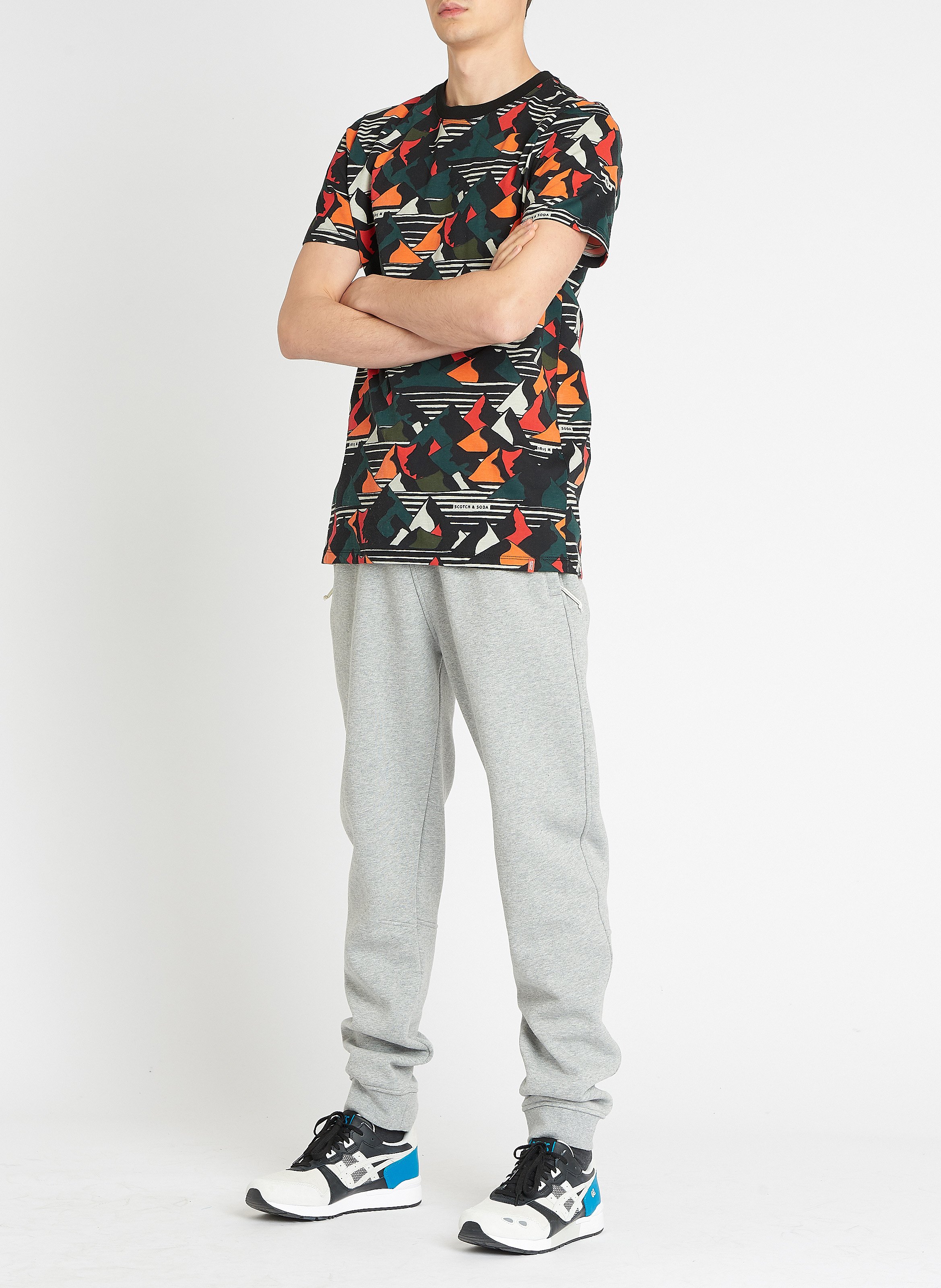 asics leather sneakers