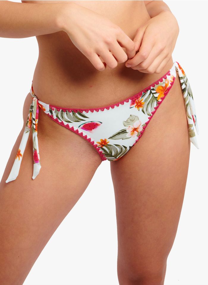 BANANA MOON White Printed bikini bottoms
