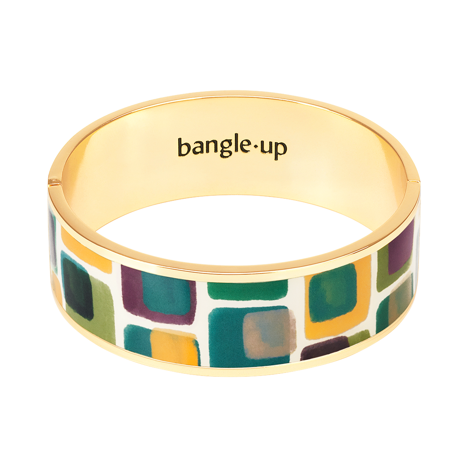 Achieve Bangle Bracelet Believe 7.25 Angelica Stipple Finish Brass Dream 