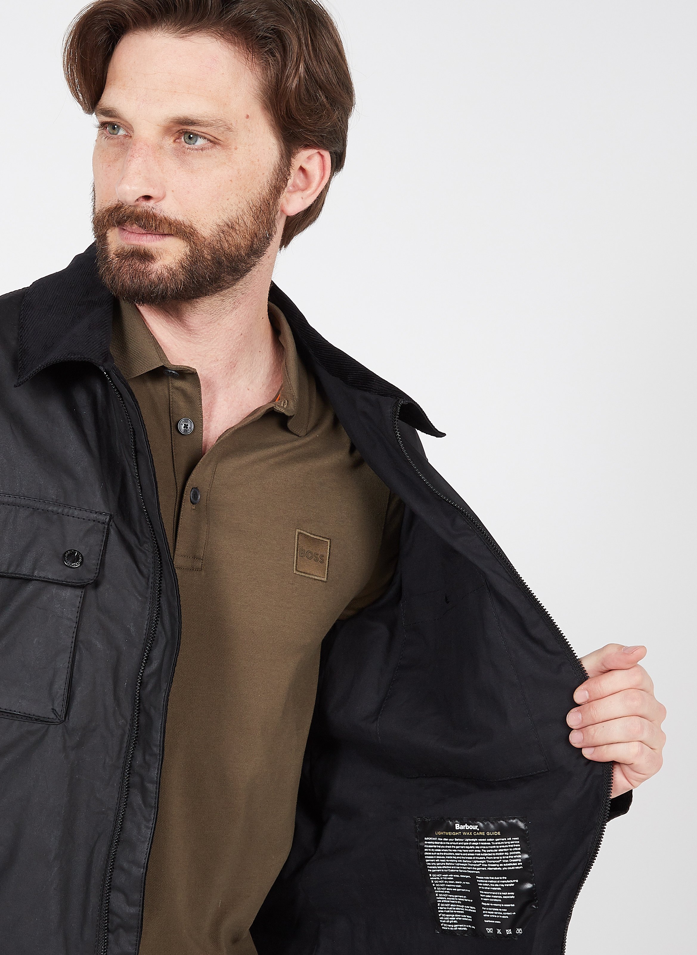 barbour marlo waxed cotton jacket