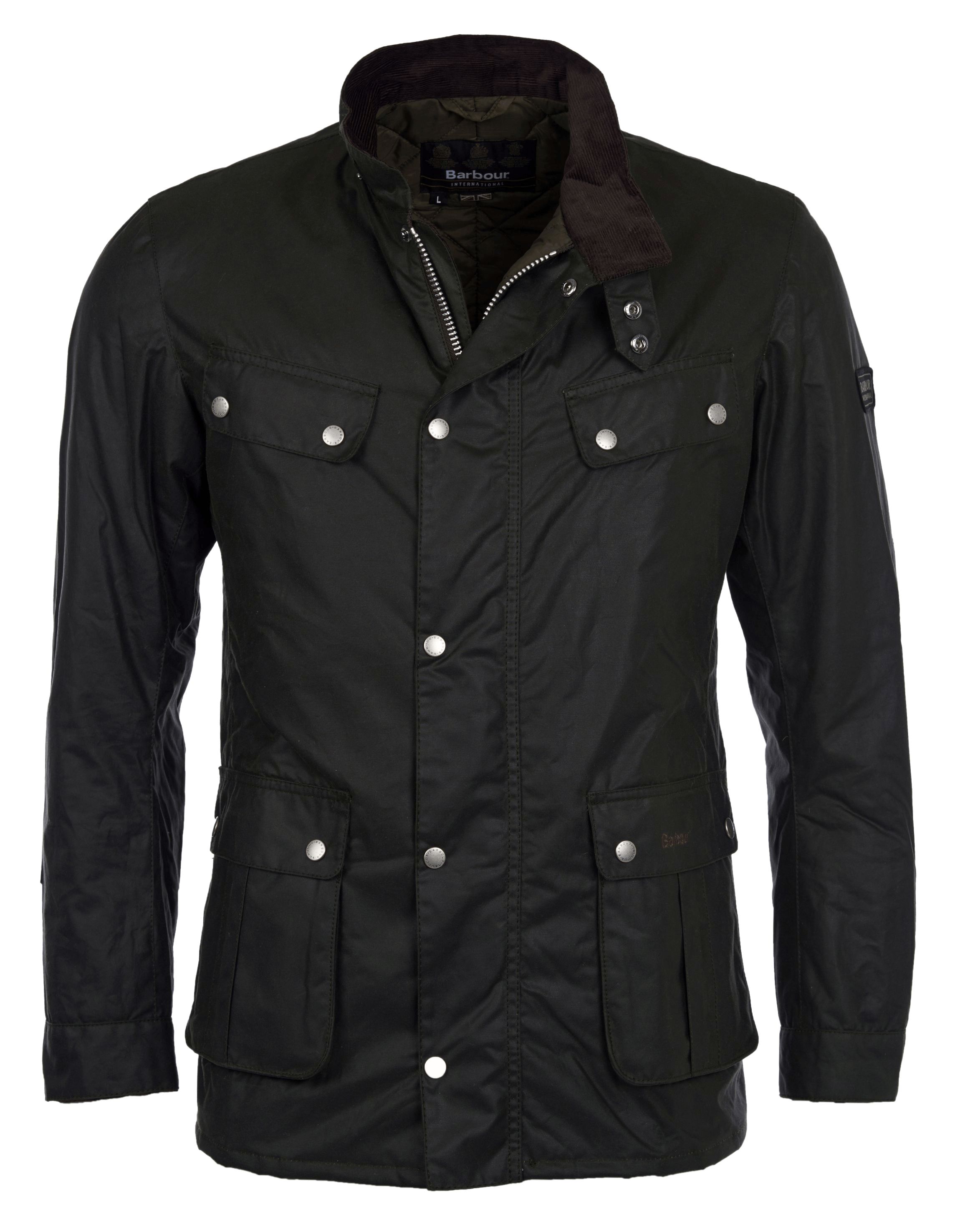 barbour scallop wax jacket