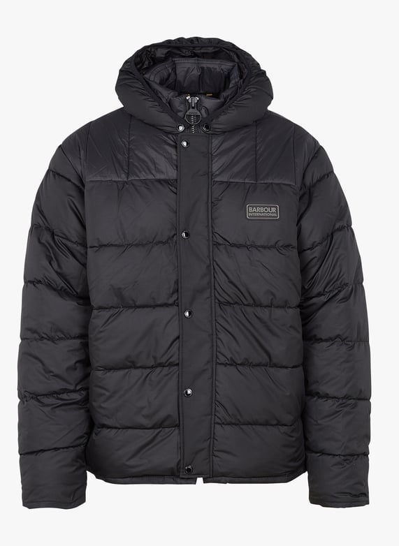 Black Padded jacket with hood