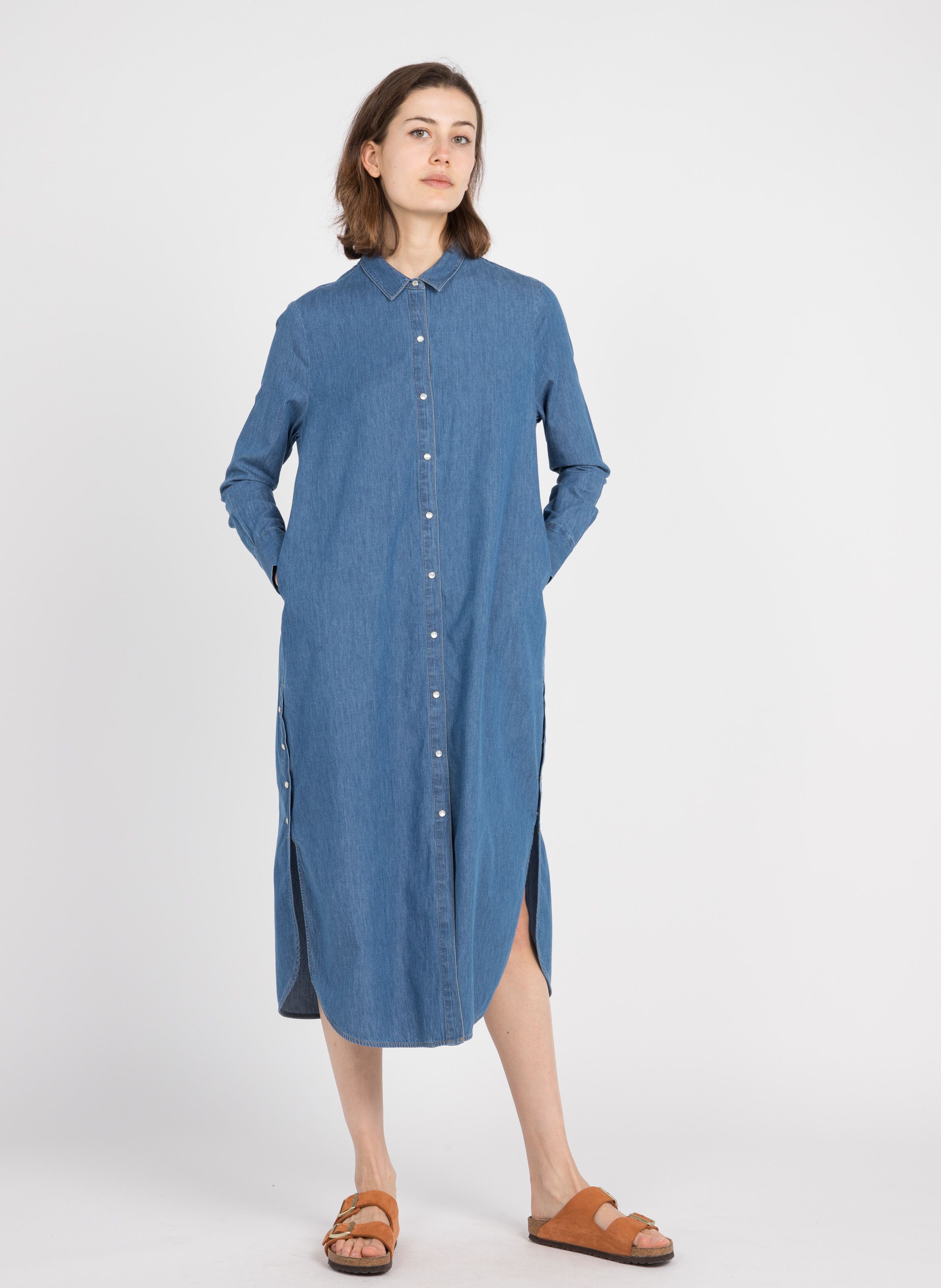 hush voile shirt dress