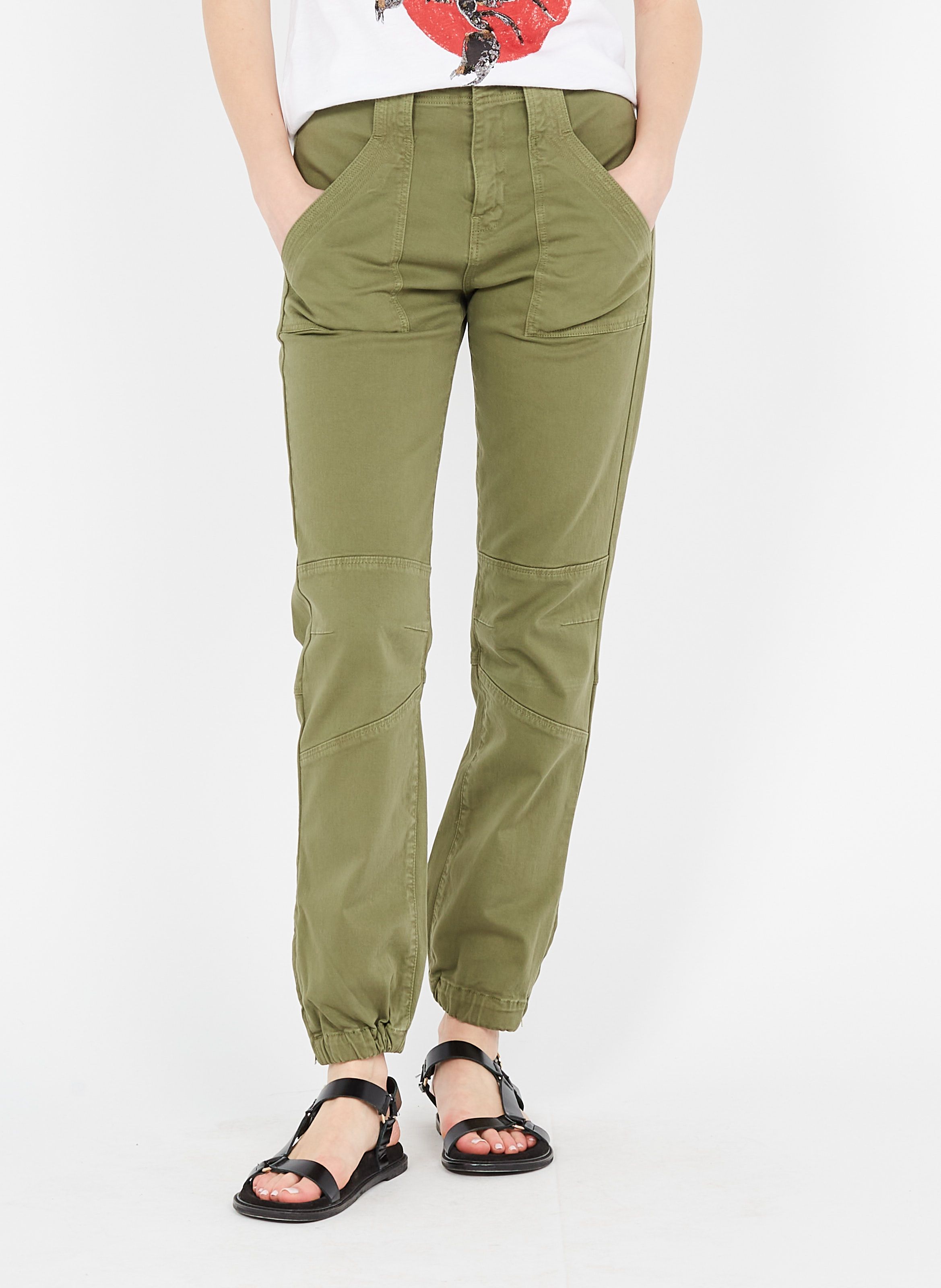 cotton blend cargo pants