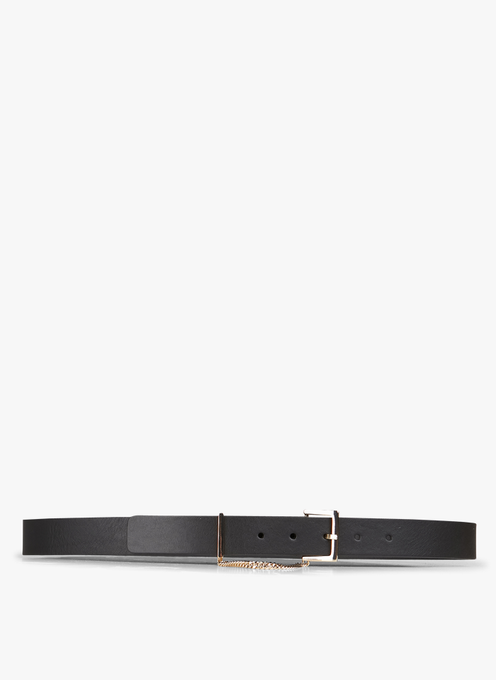 BERENICE Black Leather belt