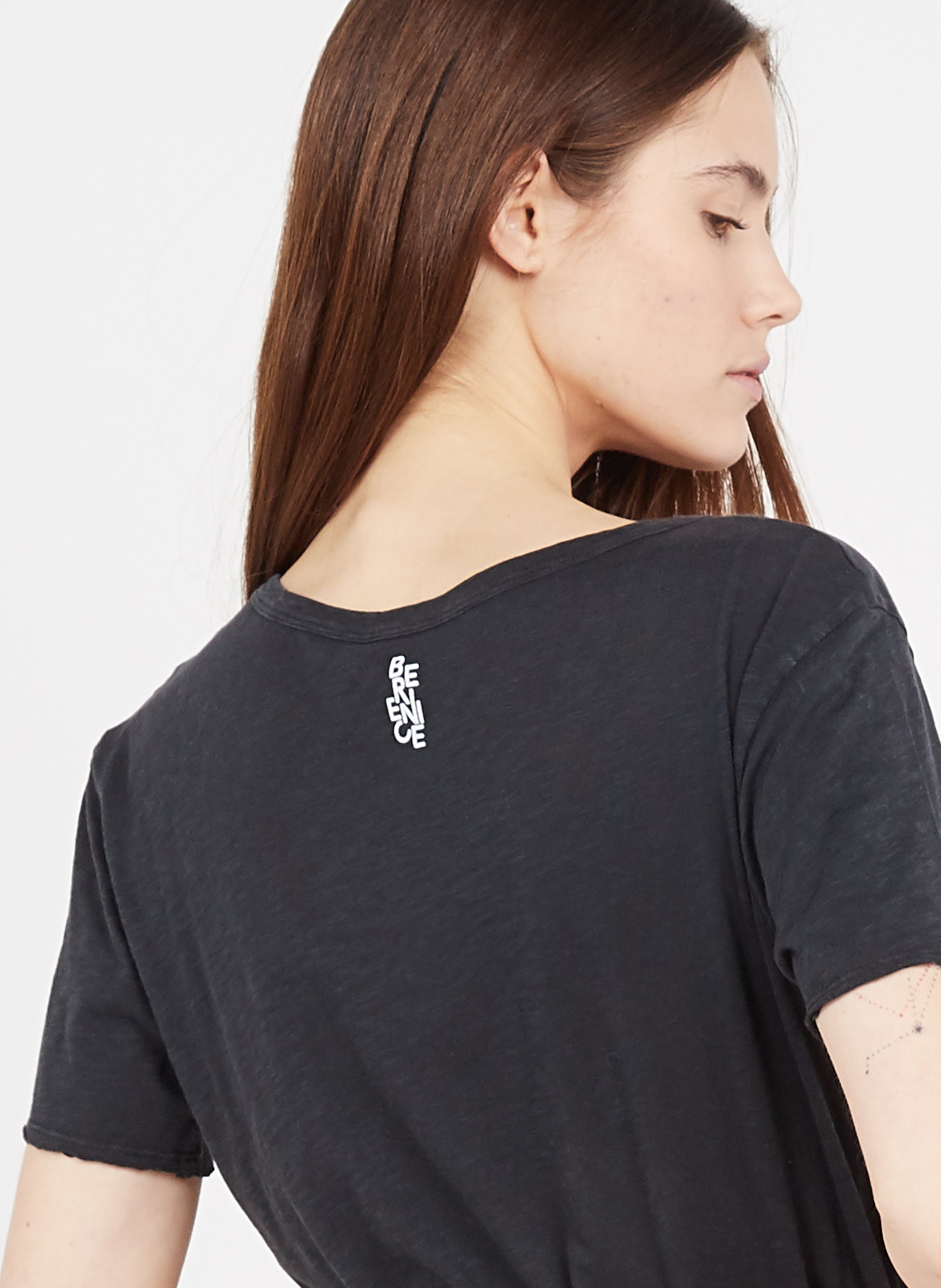 slub cotton t shirt