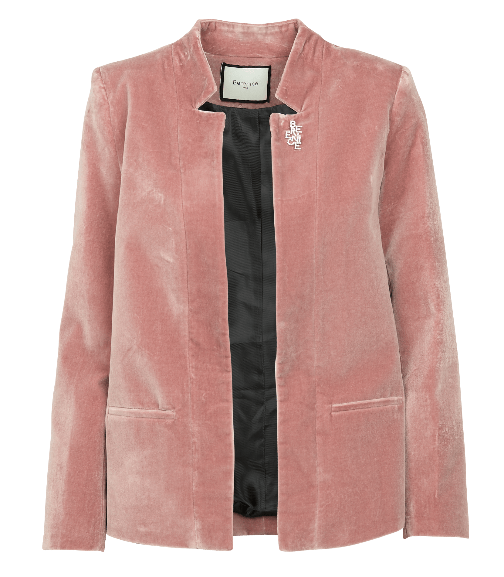 blush velvet jacket