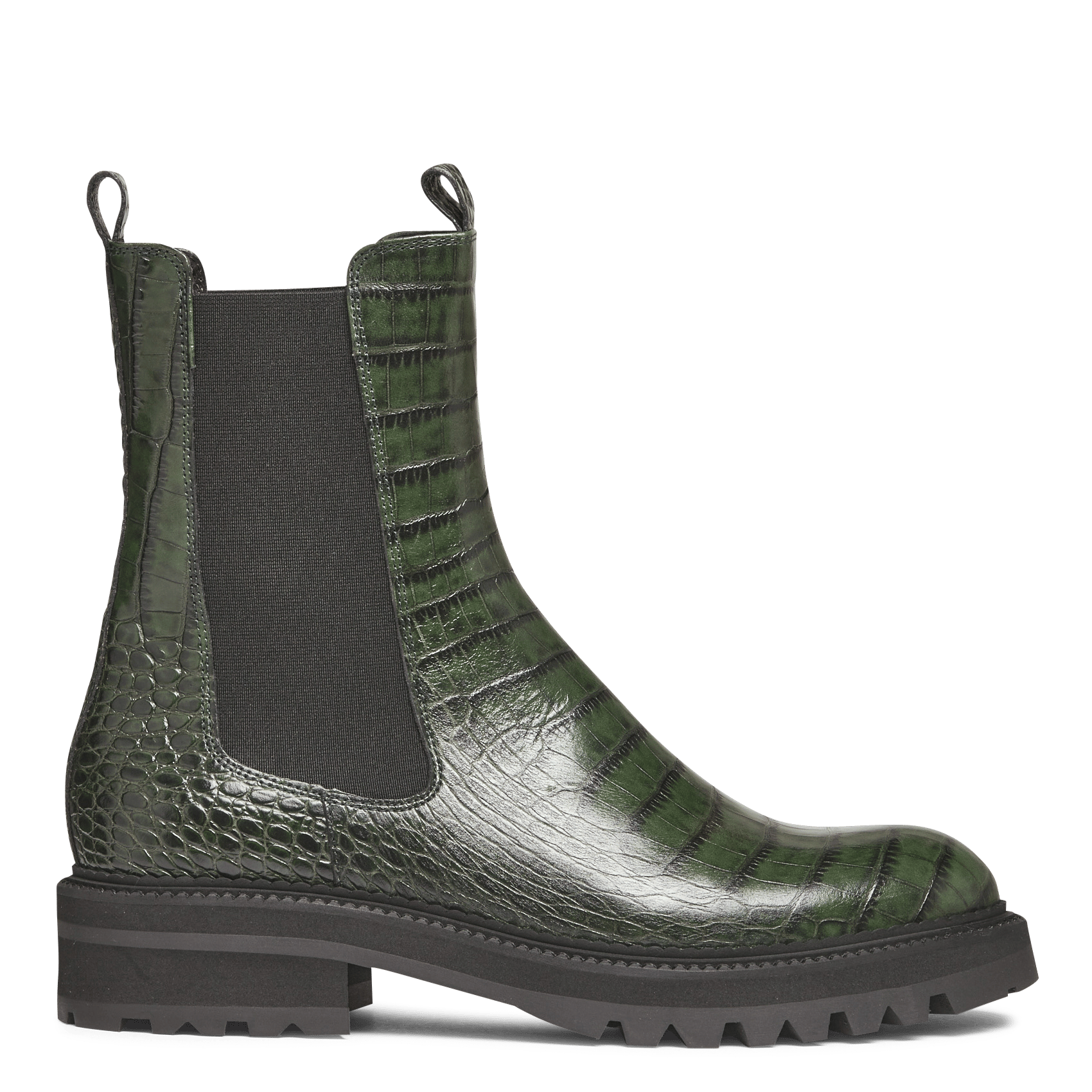 flat croc boots