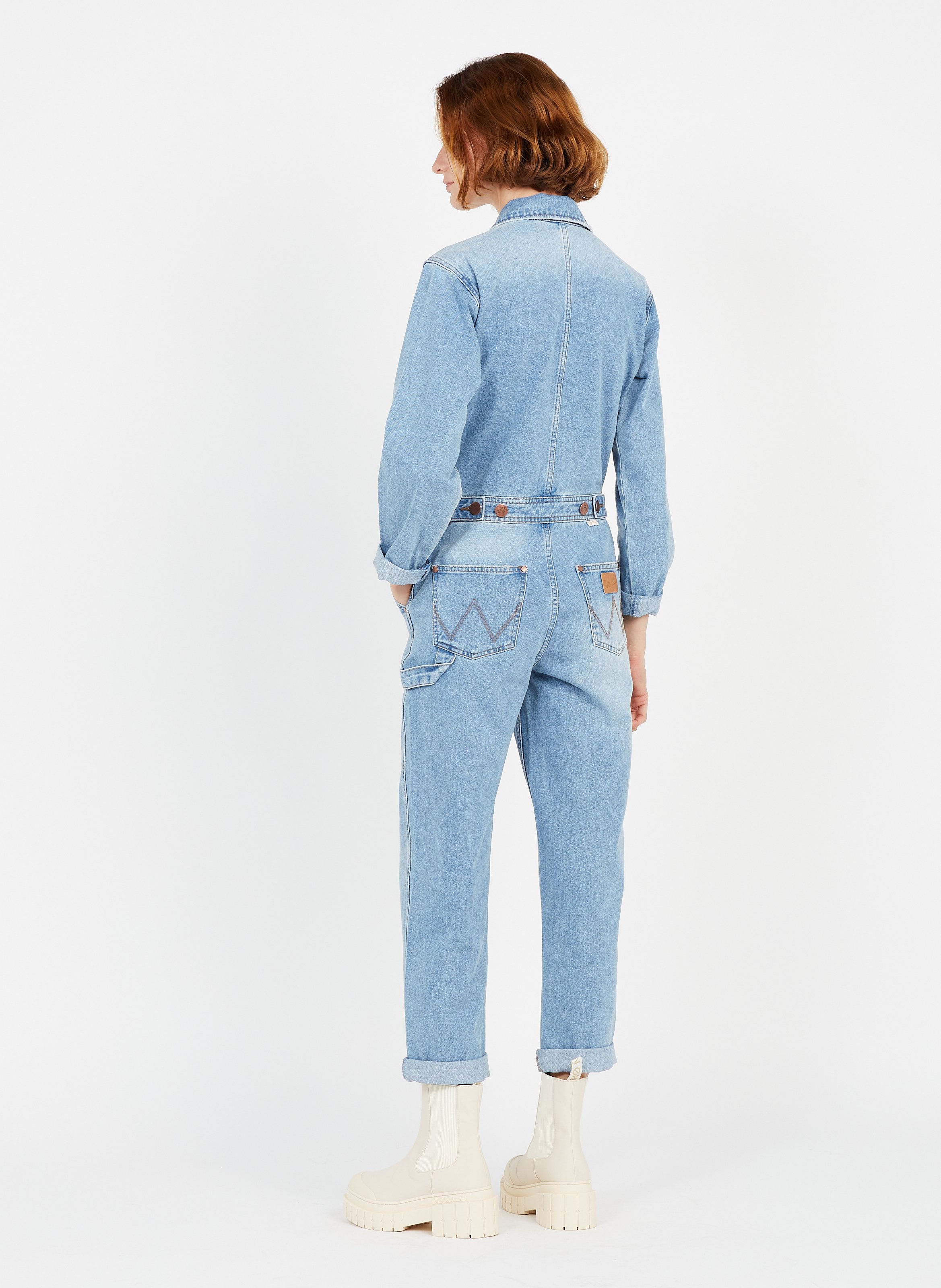 wrangler denim romper