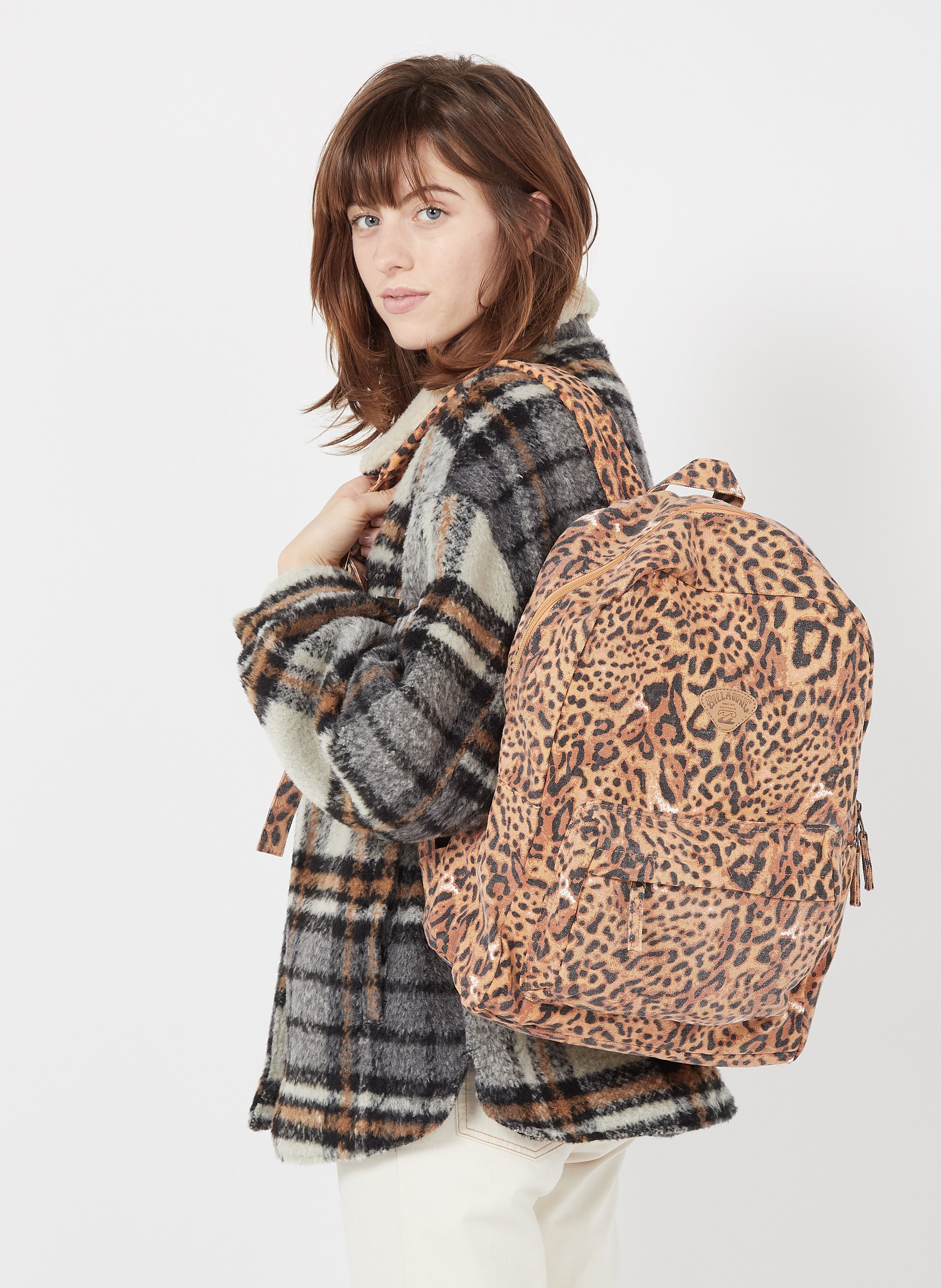 mila floral printed backpack