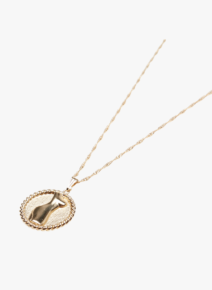 BONANZA PARIS Golden Chain necklace with pendant