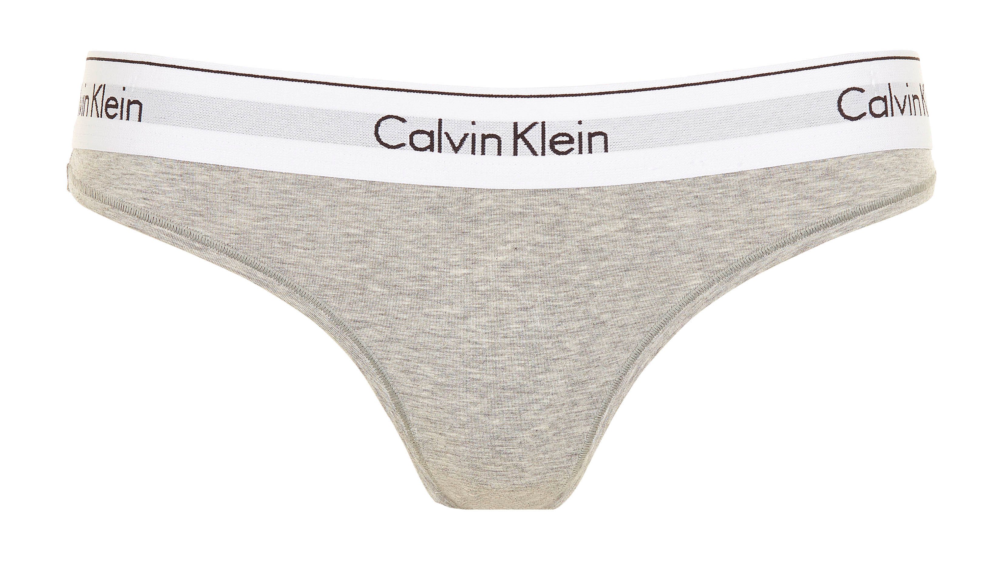 Cotton String Grey Heather Calvin Klein Underwear - Women -  0000F3786E-020-GREY HEATHER | Place des Tendances - Europe