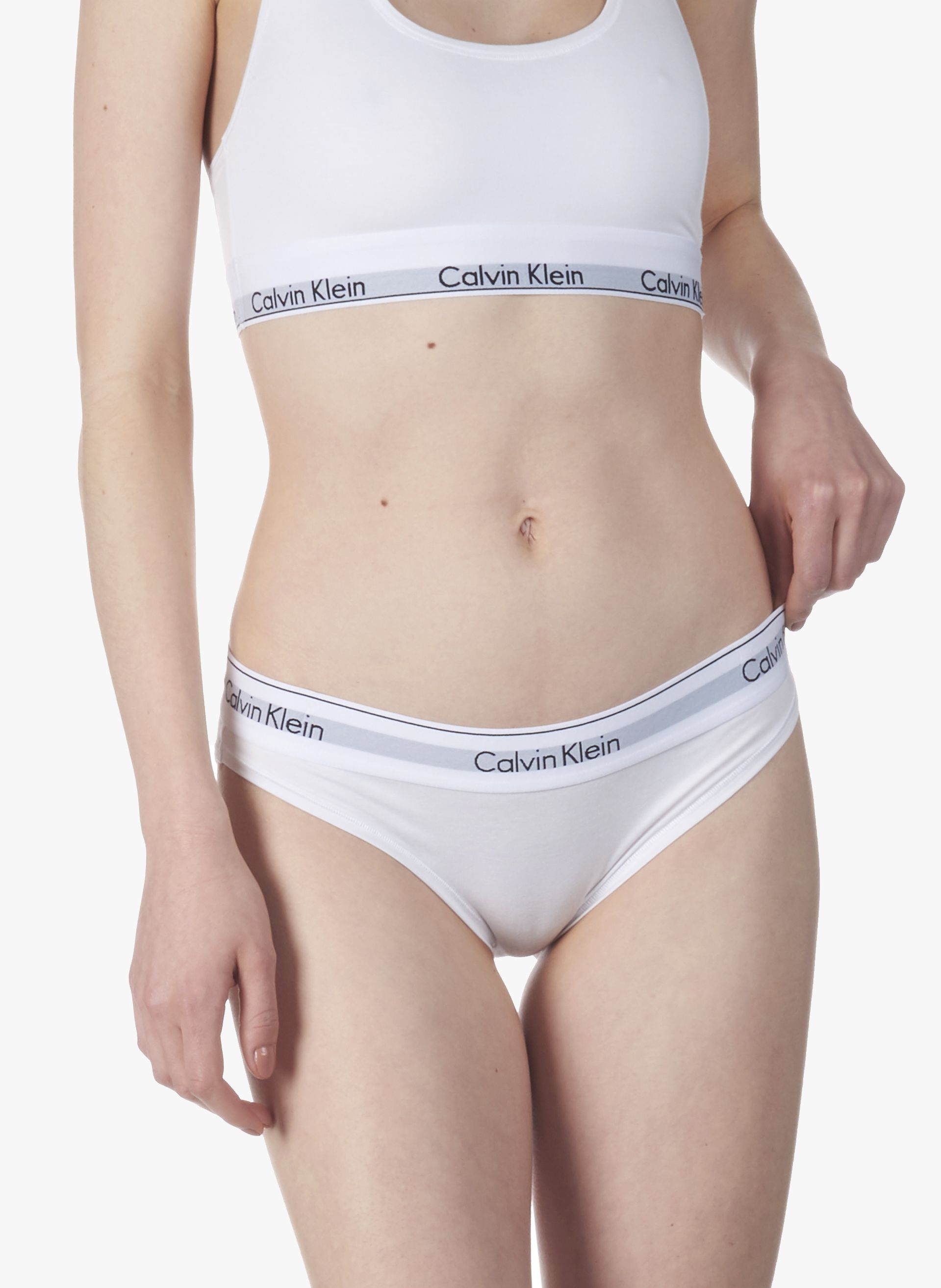 Modern Cotton Panties White Calvin Klein Underwear - Women