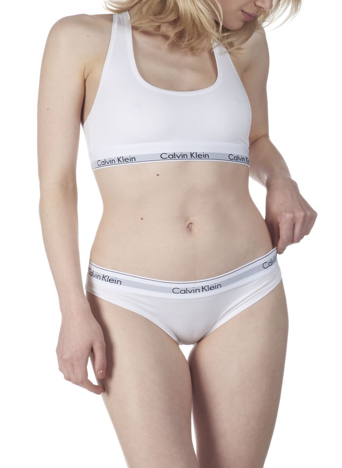 White Calvin Klein Underwear Modern Cotton Bralette Dames