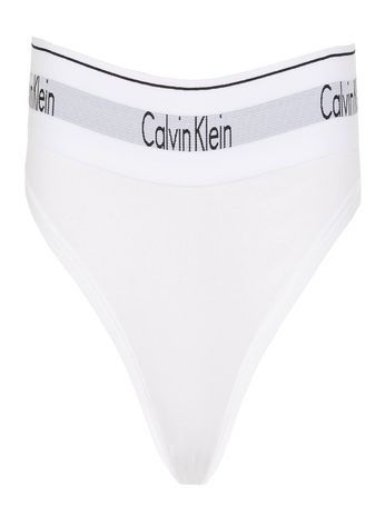 Cotton-blend Brazilian Panties Black Calvin Klein Underwear