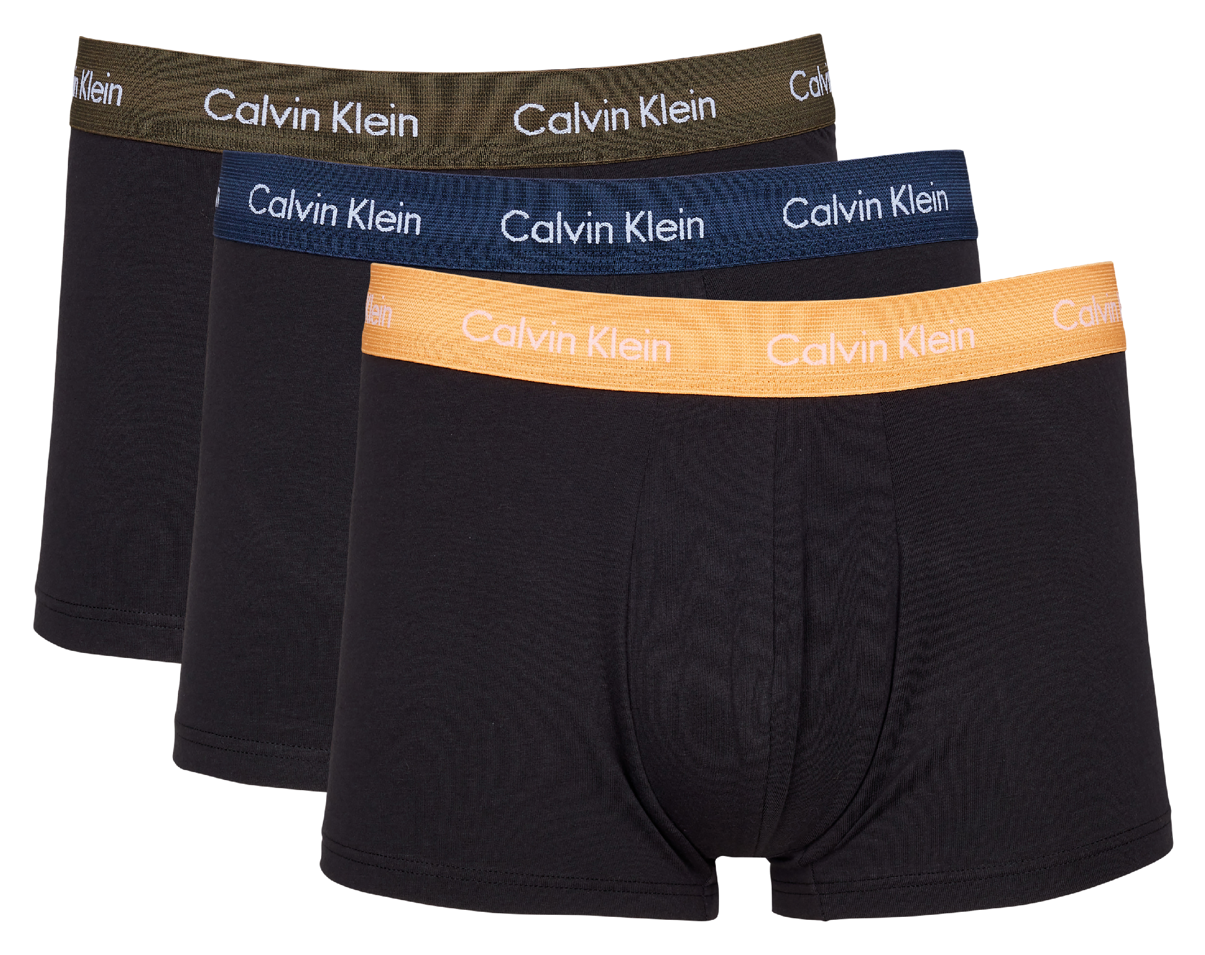 orange calvin klein men's underwear