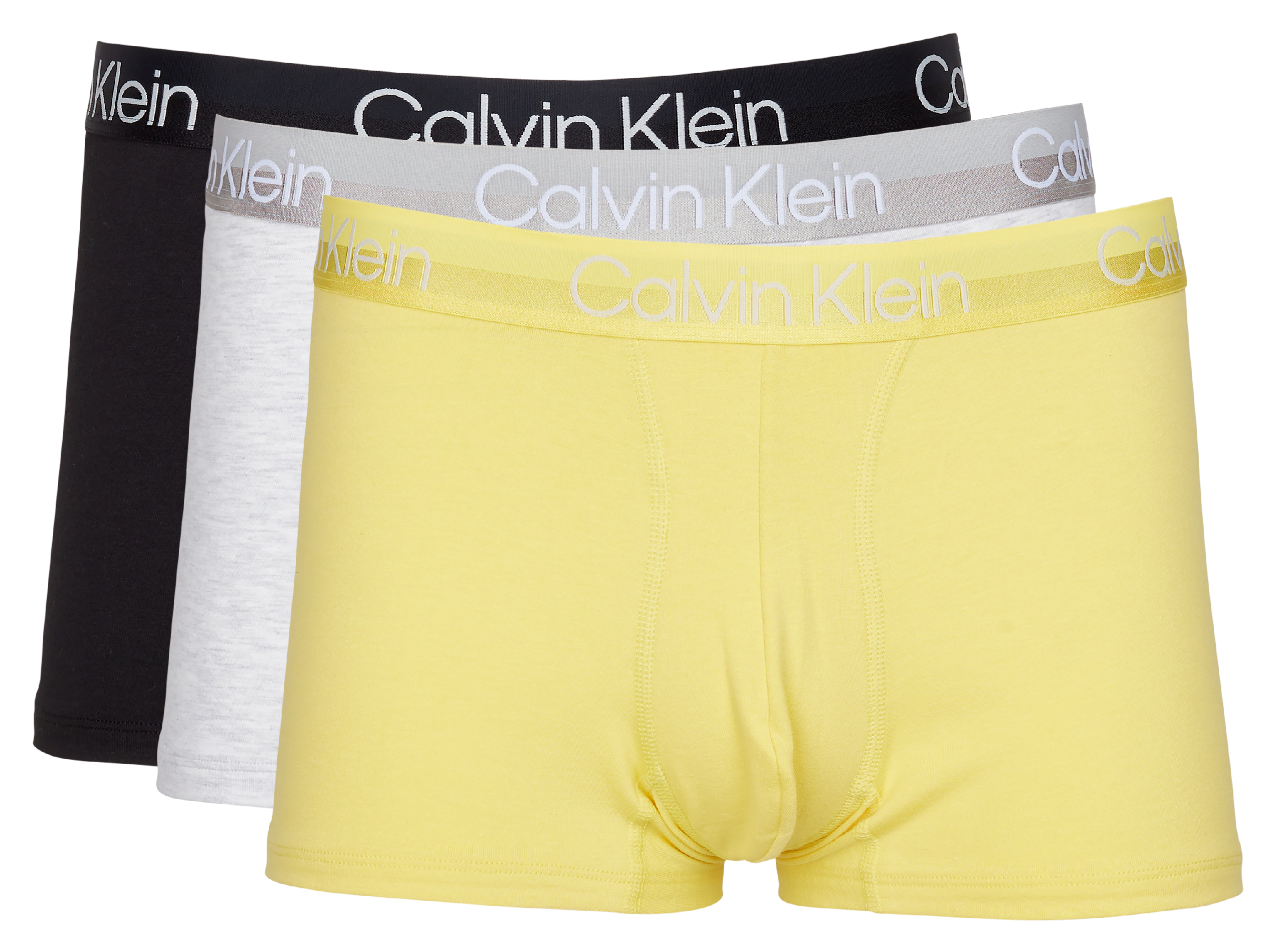 yellow calvin klein underwear men