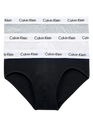 CALVIN KLEIN UNDERWEAR BLACK/WHITE/GREY HEATHER Multicolored 