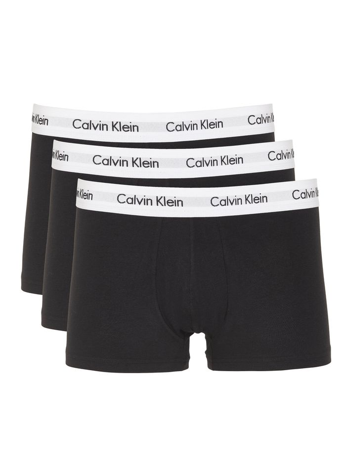 Vechter Vliegveld terugbetaling Pack Of Three Cotton Boxer Shorts Black Calvin Klein Underwear - Men |  Place des Tendances